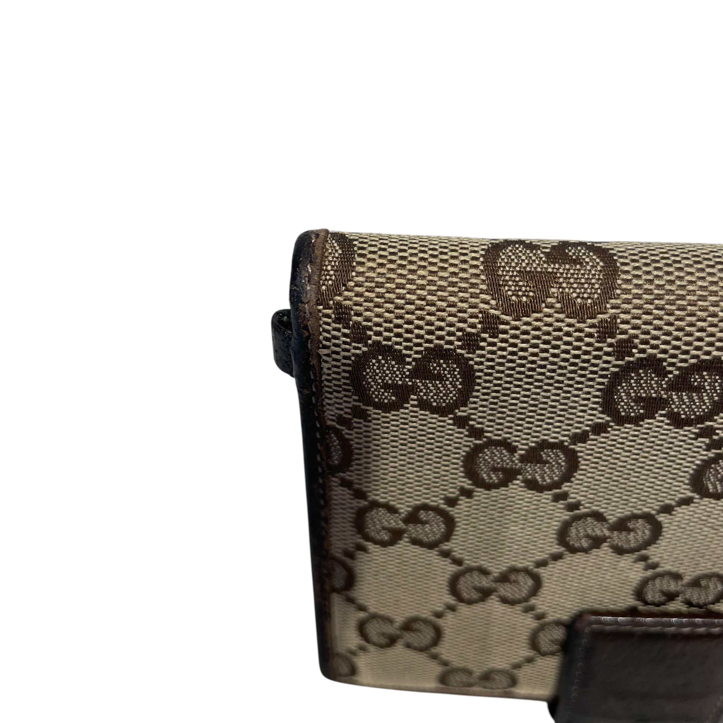 GUCCI/Bifold Wallet/BRW/L's/GG Canvas view 8