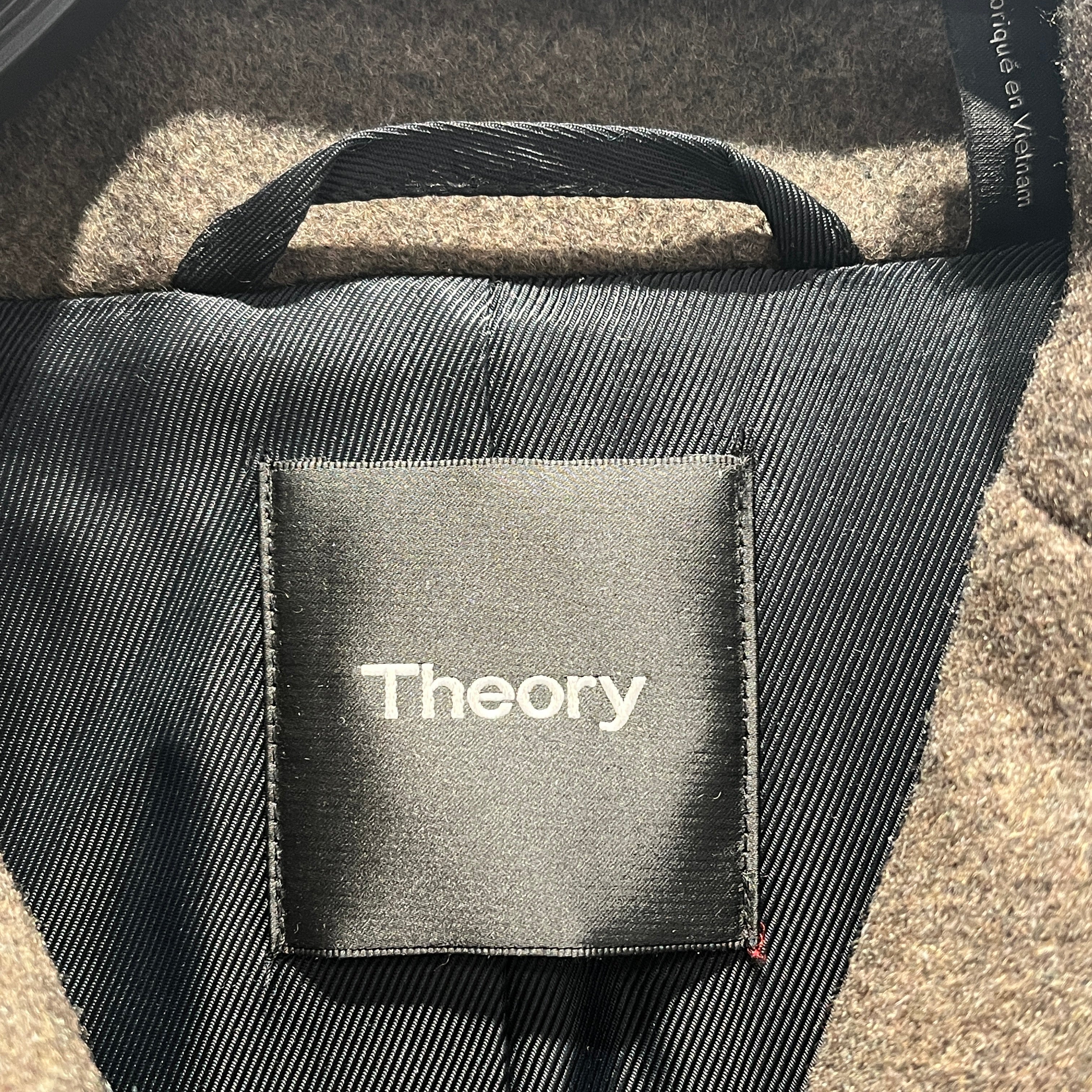 theory/Trench Coat/M/L/Wool/GRY/slv button trench view 3