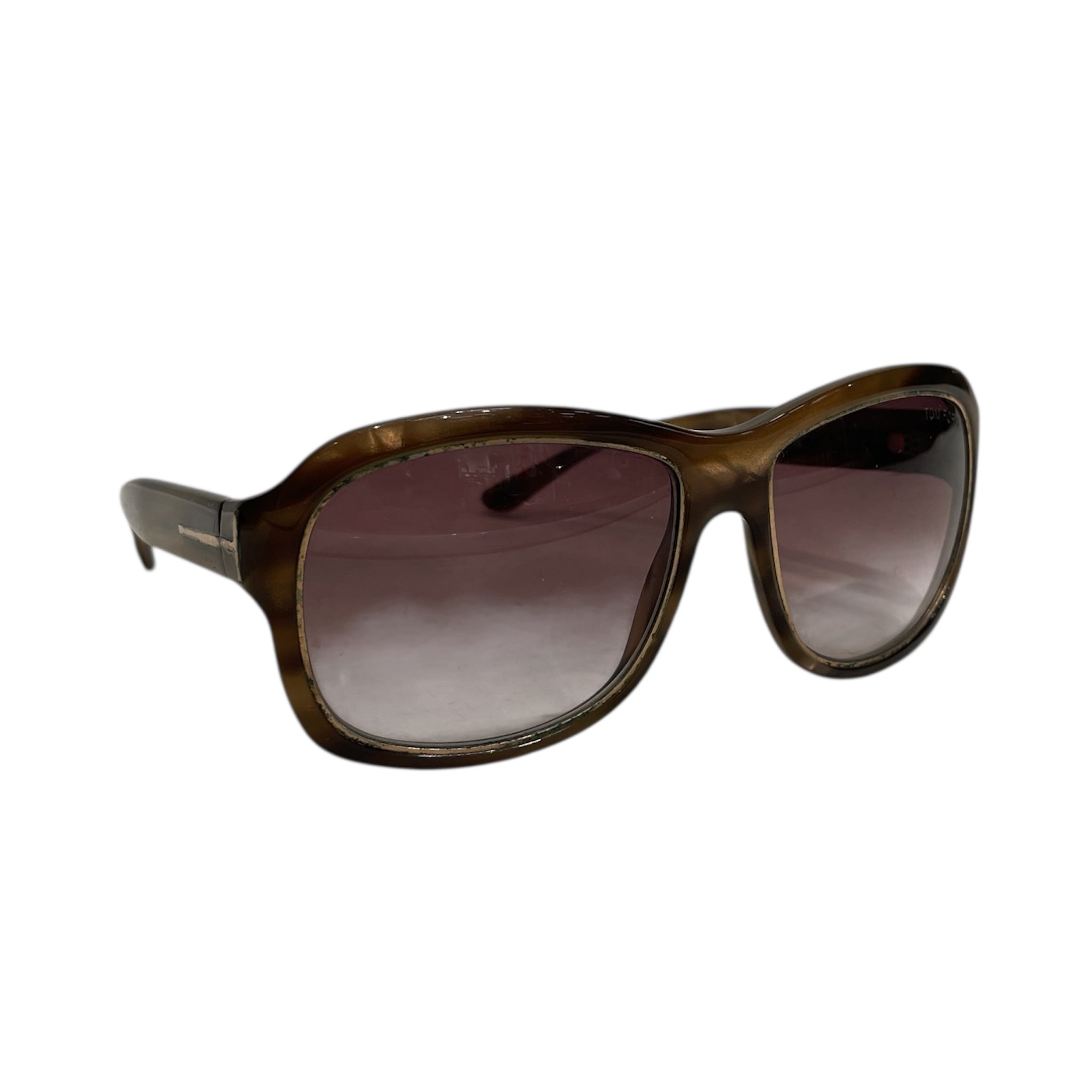 TOM FORD/Sunglasses/Tortoiseshell Pattern/BRW/DAVID TF26 view 1