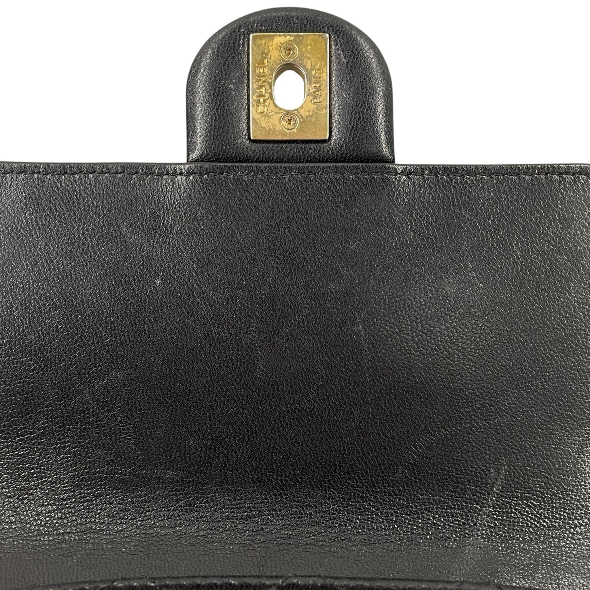 CHANEL/Cross Body Bag/Leather/BLK/29126813 PEARL TOP MINI BAG view 7