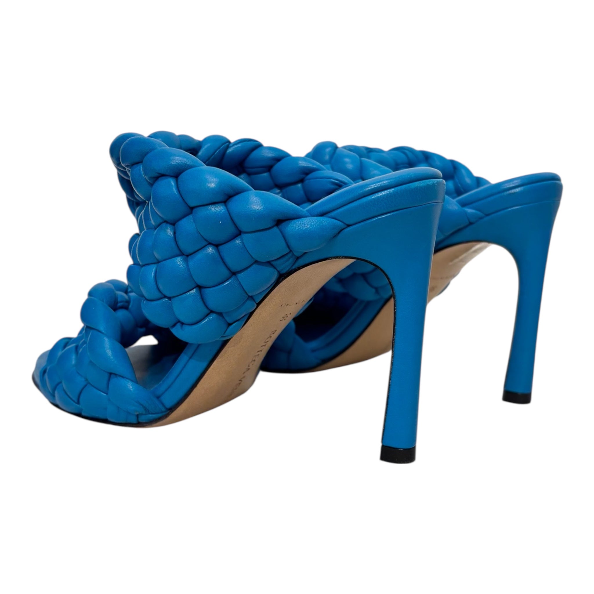 BOTTEGA VENETA/Heels/EU 36/Leather/BLU/BRAIDED TWIST BANDS view 2