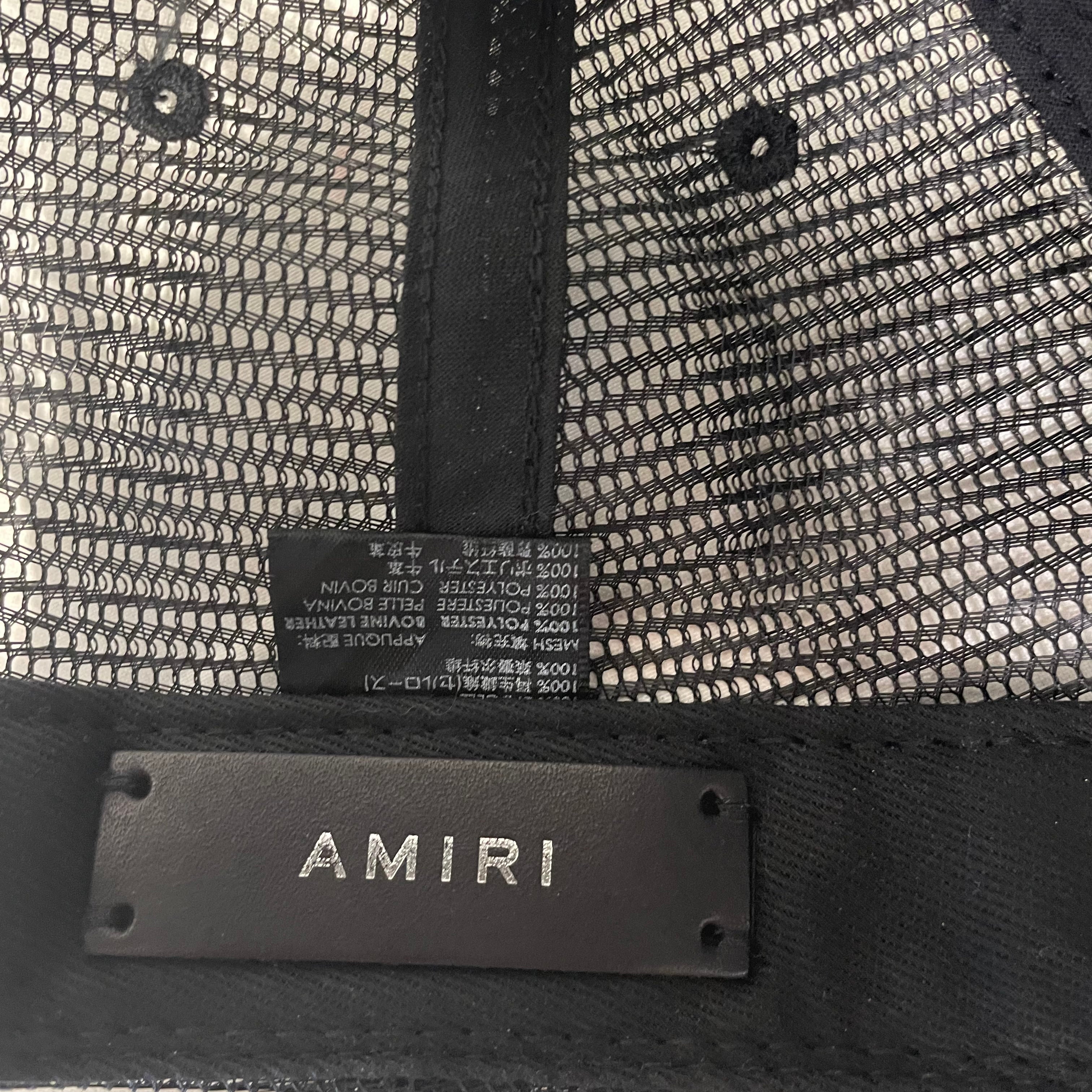 AMIRI/Trucker Cap/FREE/Camouflage/Polyester/BLK/M's/56cm - 62 cm view 3