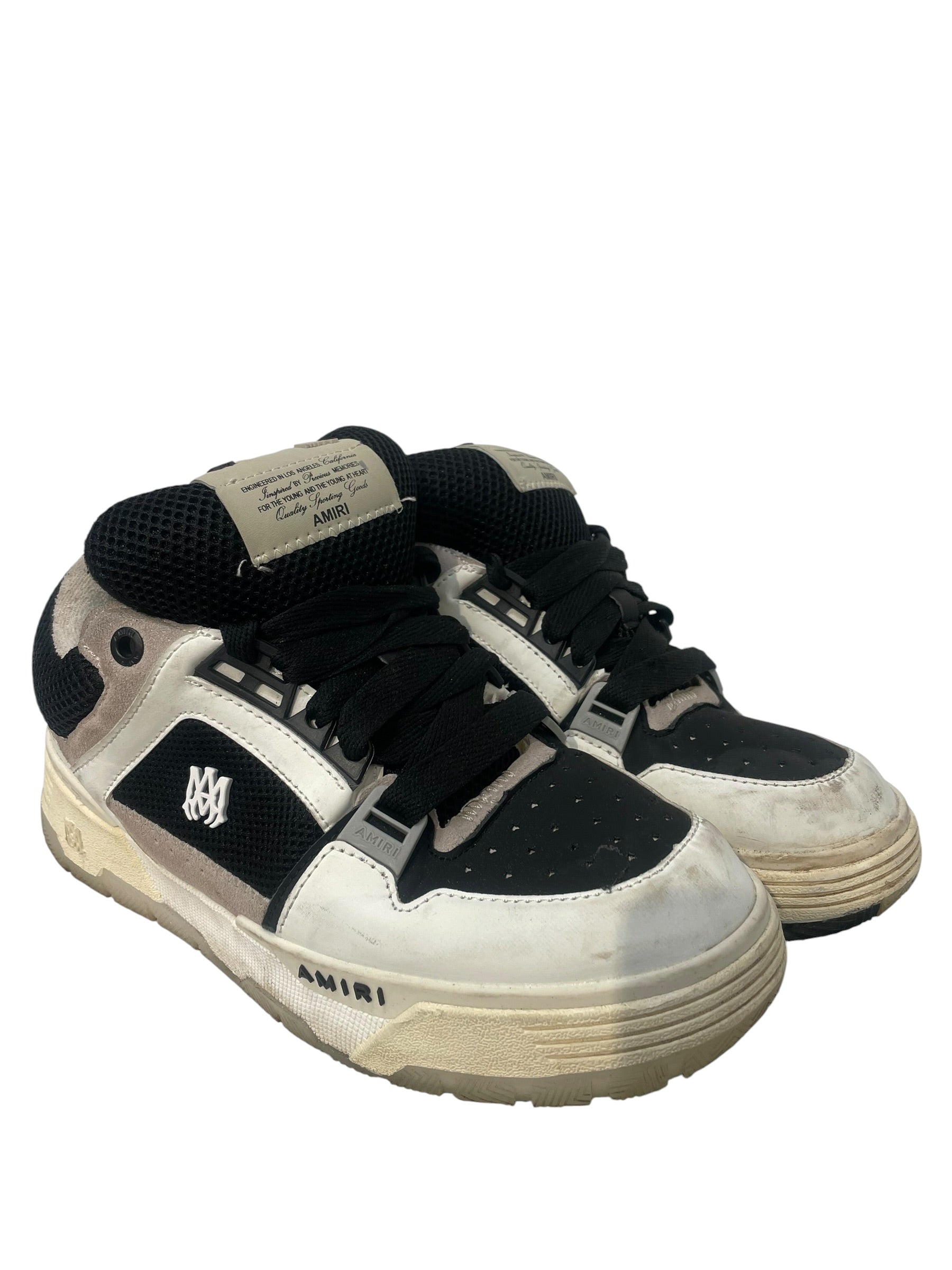 AMIRI/Low-Sneakers/US 10/Cotton/WHT/MA1 view 1