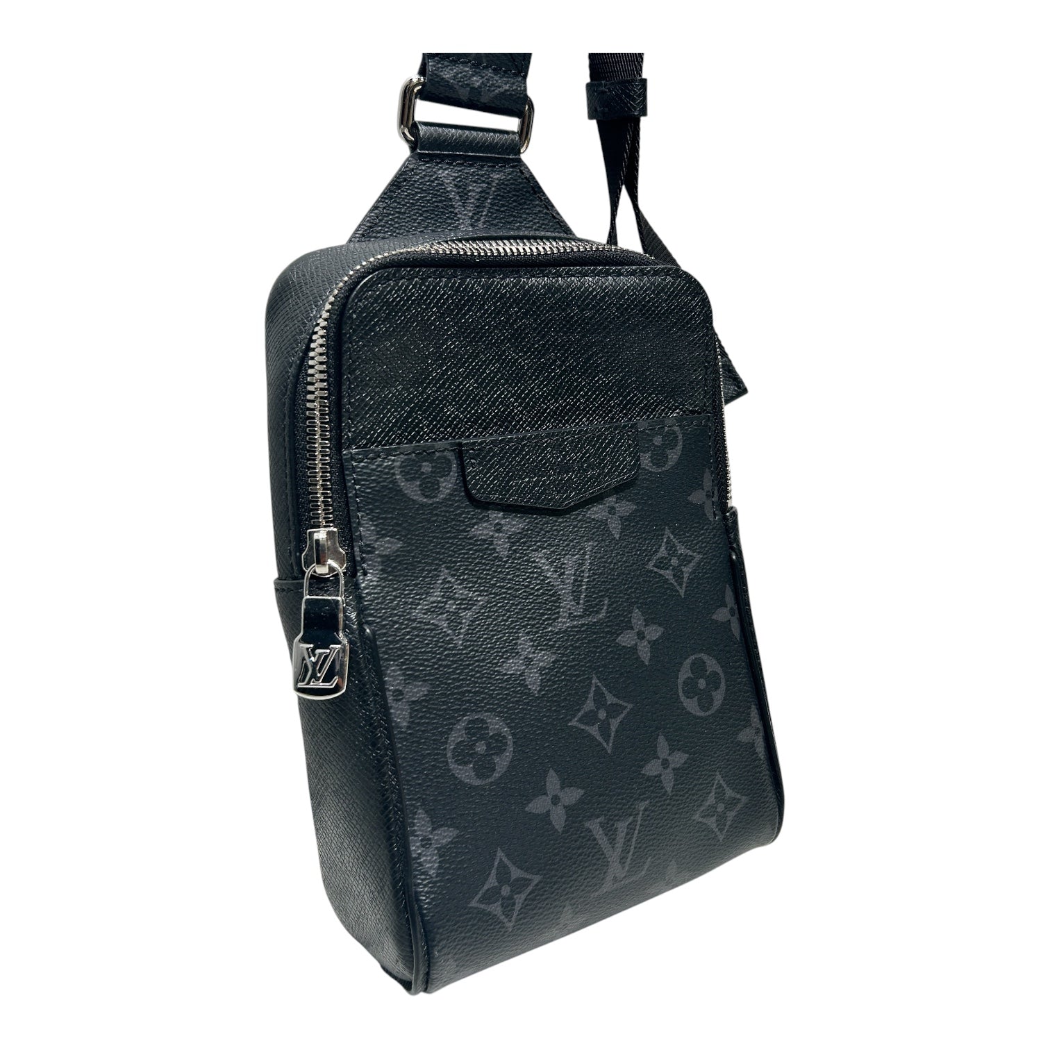 LOUIS VUITTON/Cross Body Bag/Monogram/Leather/BLK/CROSSBDY view 6