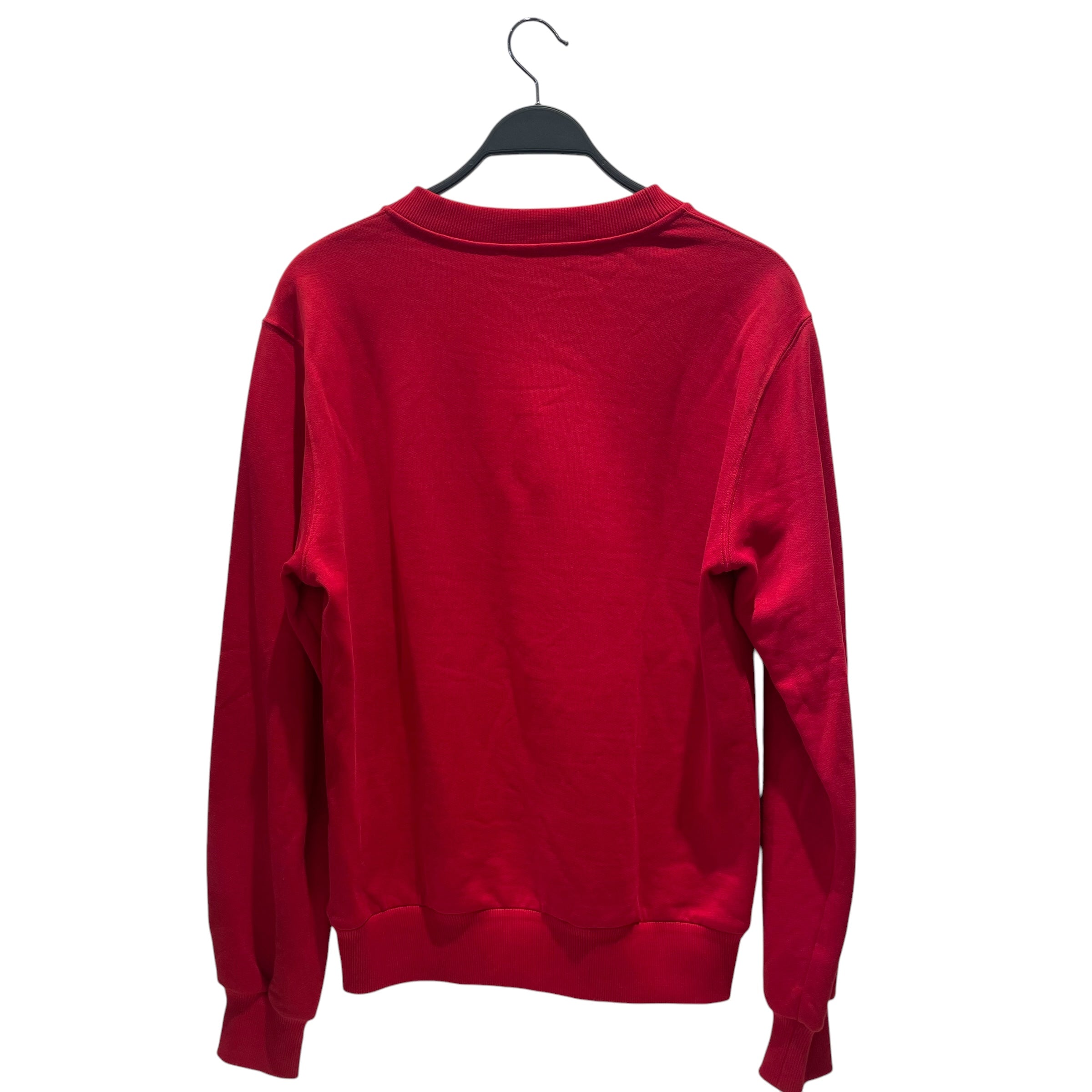 DOLCE&GABBANA/Sweatshirt/46/Cotton/RED/ embossed logo plate view 2