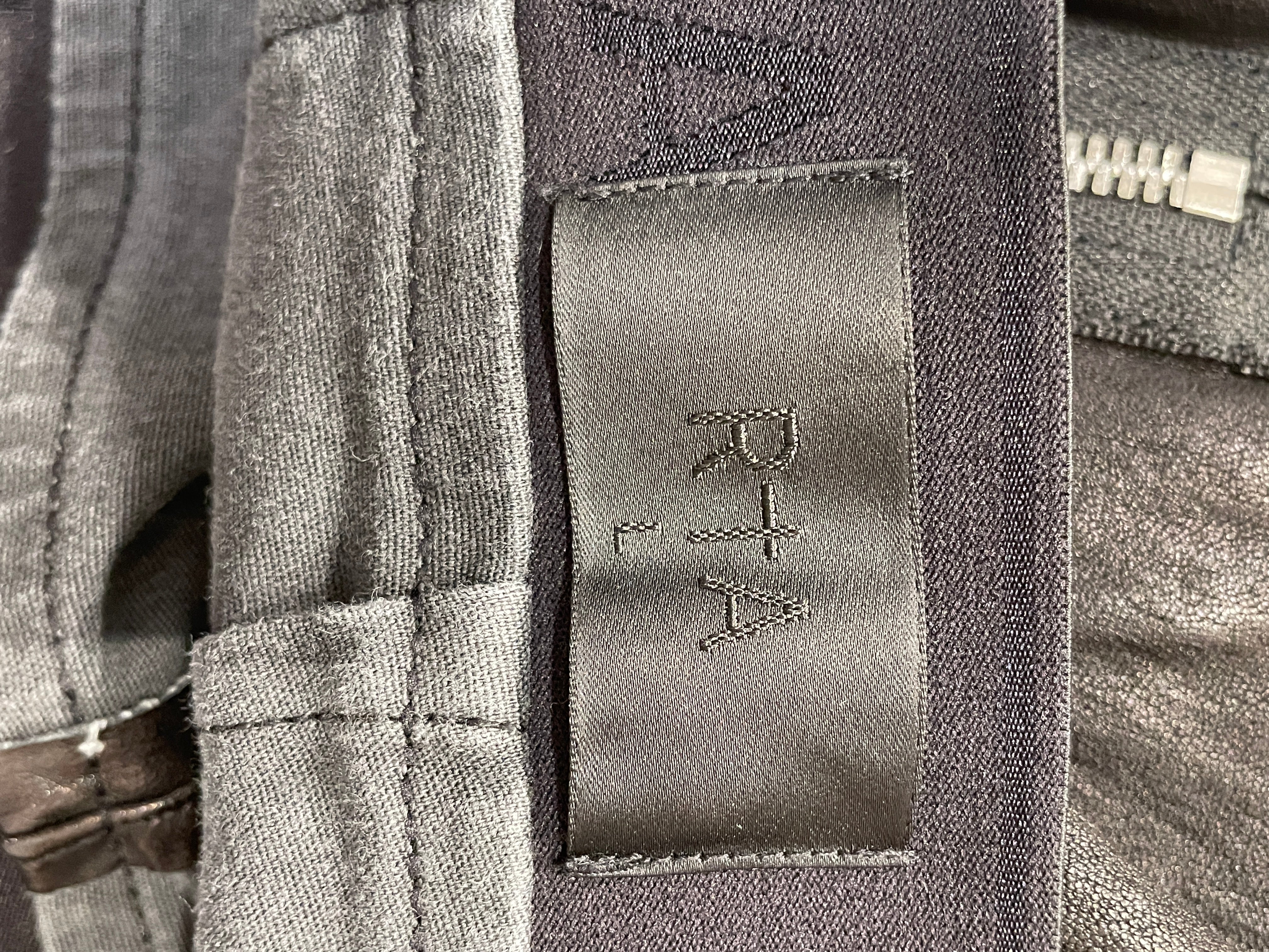 RtA/Skinny Pants/L/Lambskin/BLK/BACK ZIPPER view 5