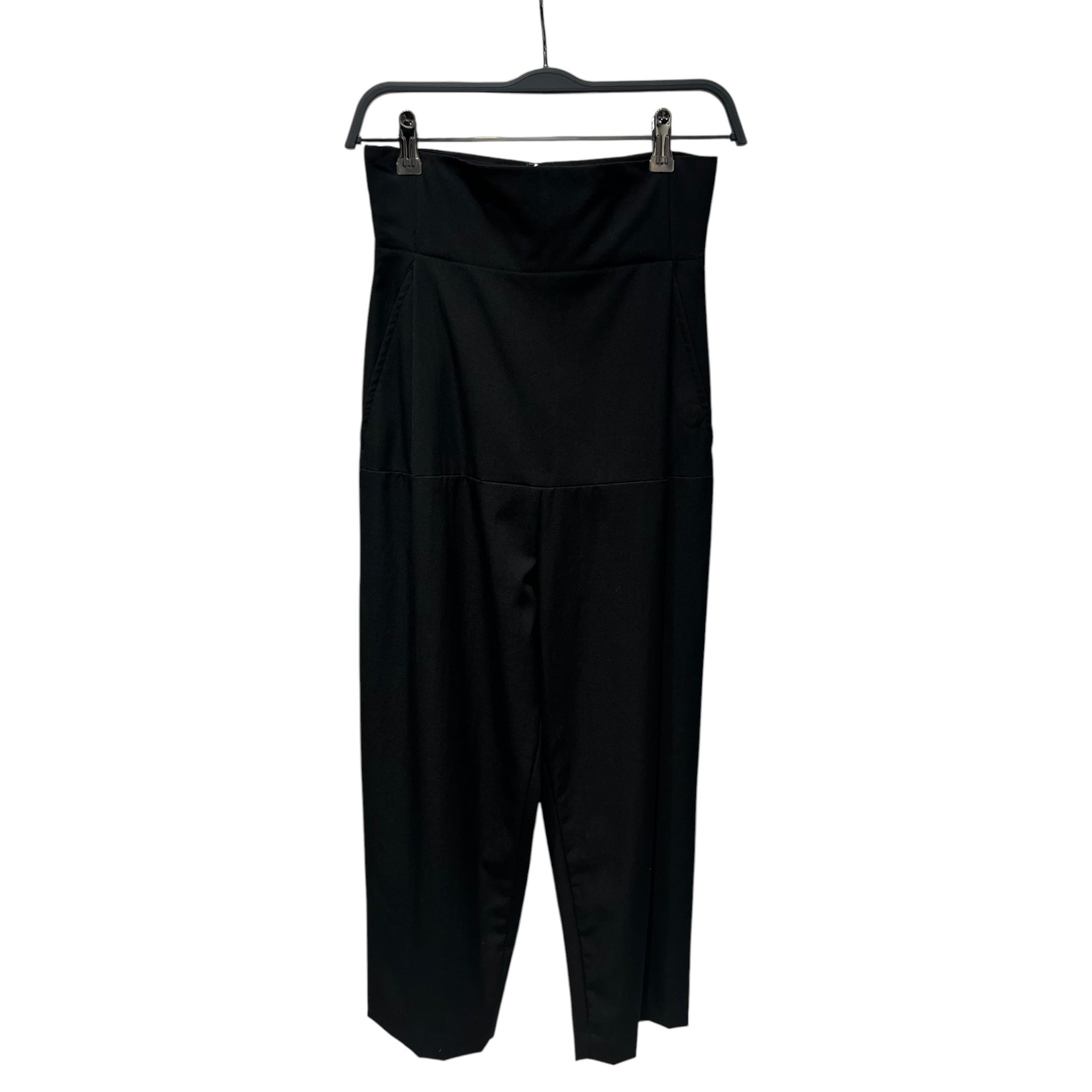 YOHJI YAMAMOTO/Jumpsuits/S/Wool/BLK/High-waisted/ view 2