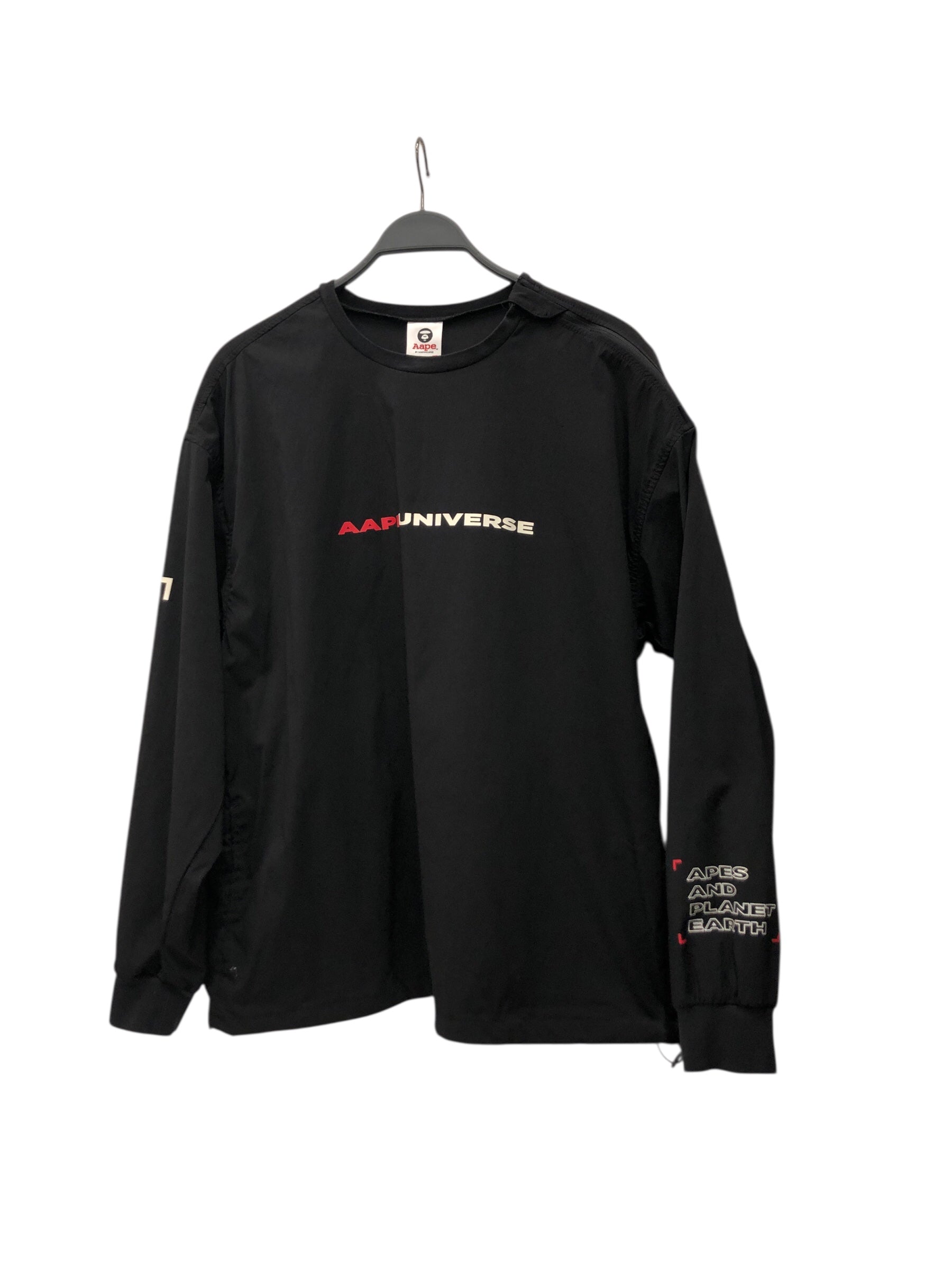 AAPE BY A BATHING APE/Windbreaker/M/Polyester/BLK/Aape Universe view 1