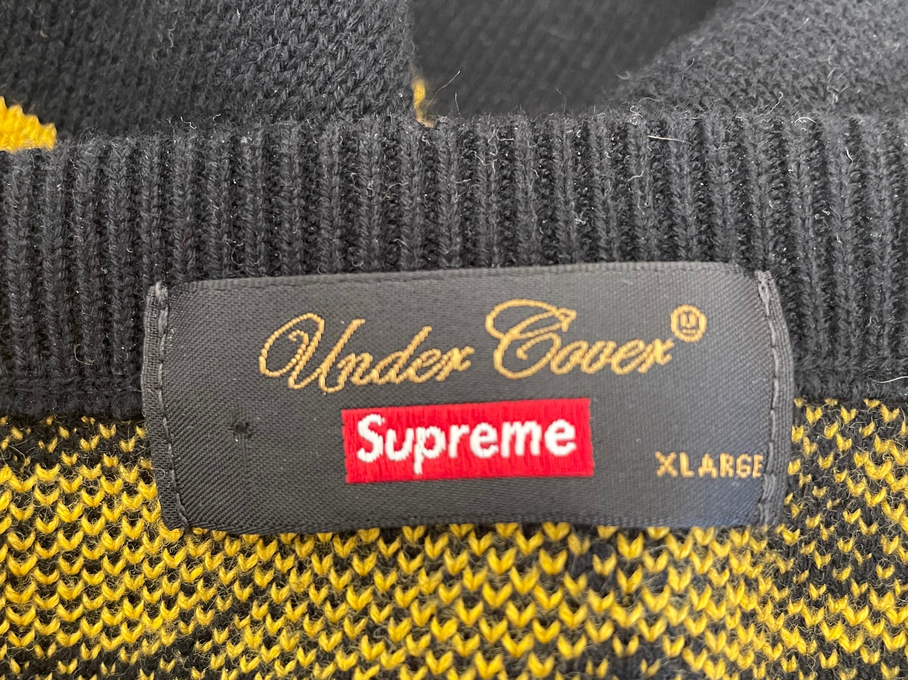Supreme/UNDERCOVER/Sweater/XL/All Over Print/Cotton/BLK/Public Enemy Pullover view 4