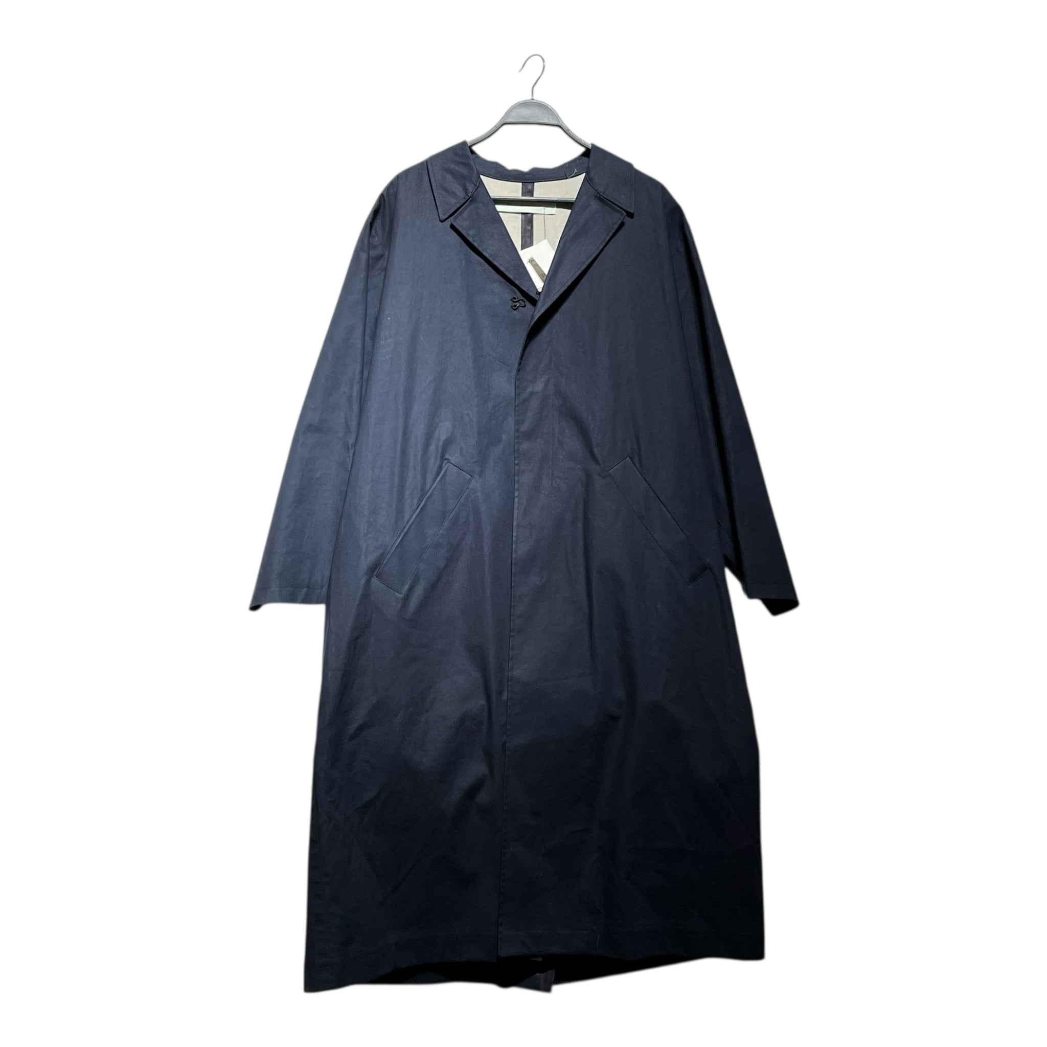 OFF-WHITE/Trench Coat/M/Cotton/NVY/PRINTS C/O BRENDAN FOWLER view 1
