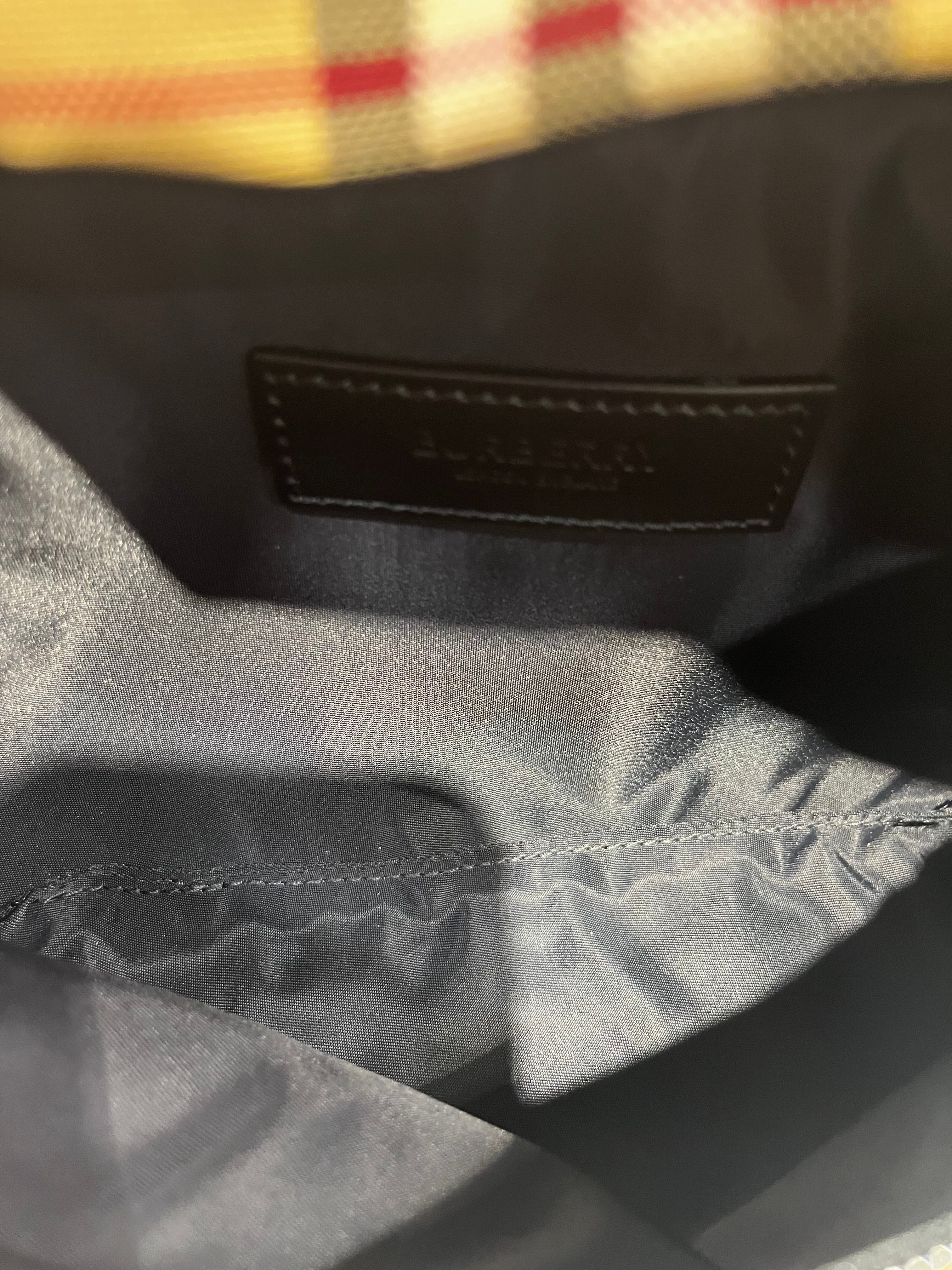 BURBERRY/Cross Body Bag/Tartan/Cotton/MLT/ view 3