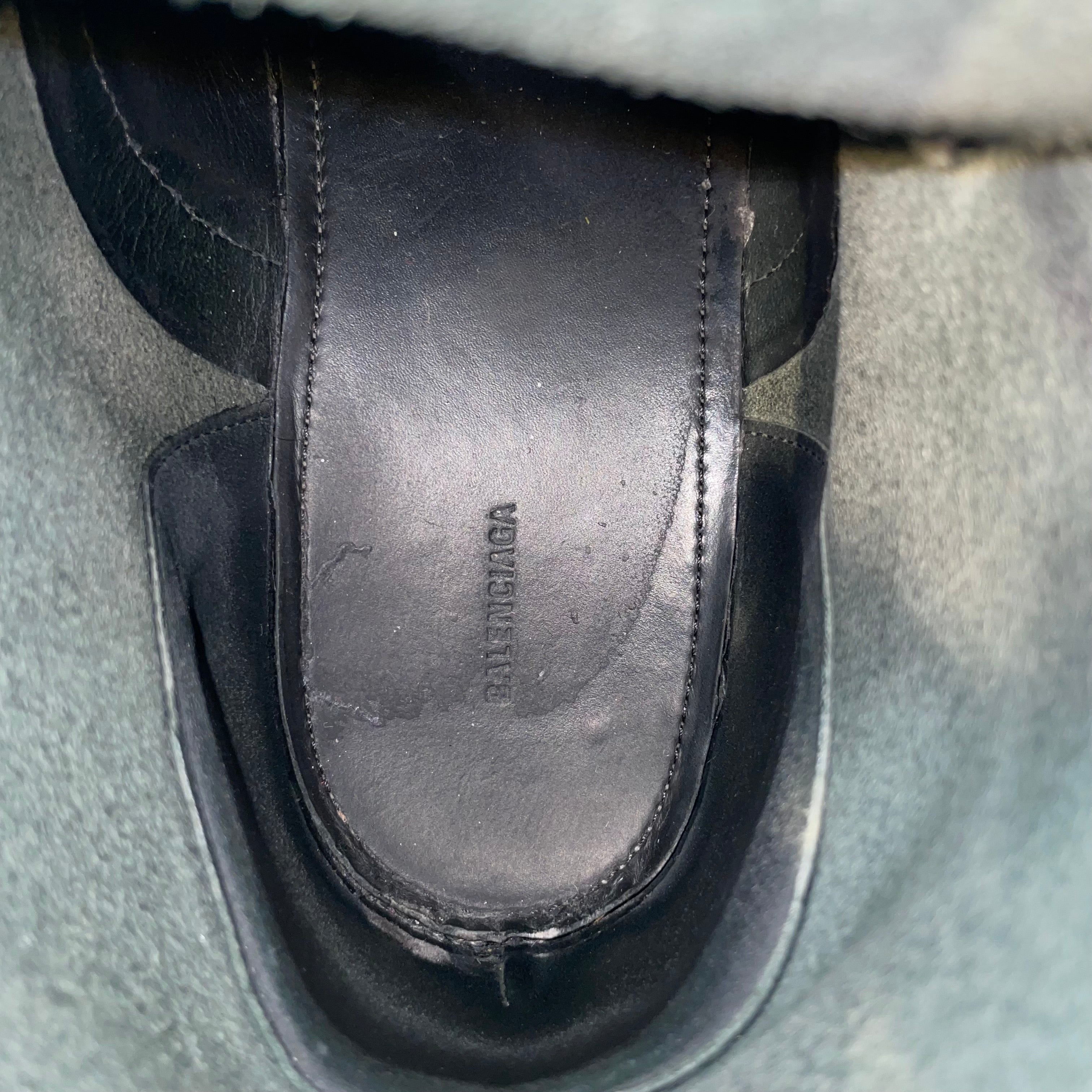 BALENCIAGA/Lace Up Boots/EU 44/Leather/BLK/STRIKE BOOTS/COMBAT BOOTS view 4