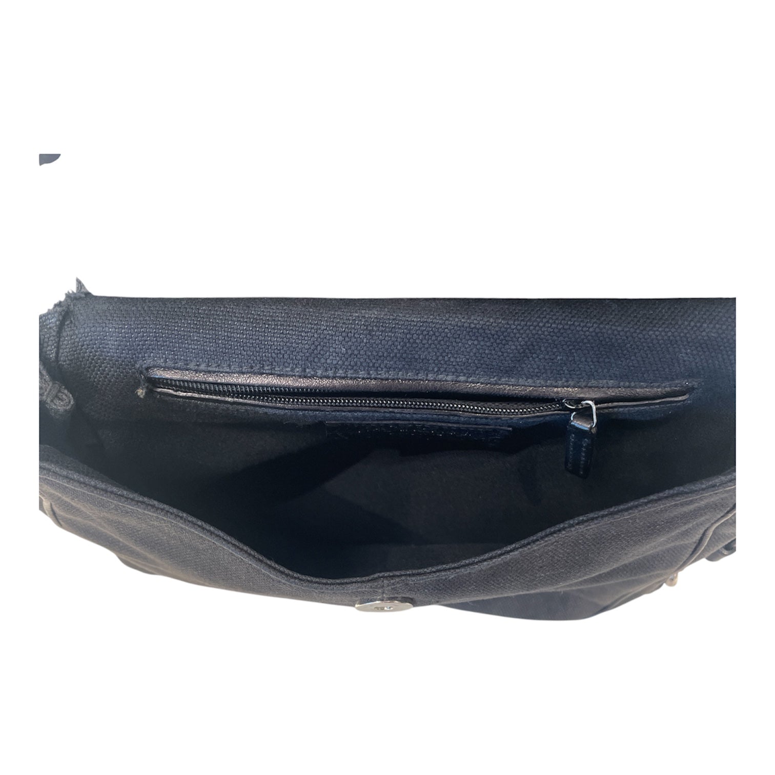 YVES SAINT LAURENT rive gauche/Hand Bag/Cotton/BLK/TOM FORD 2002 MOMBASA view 4