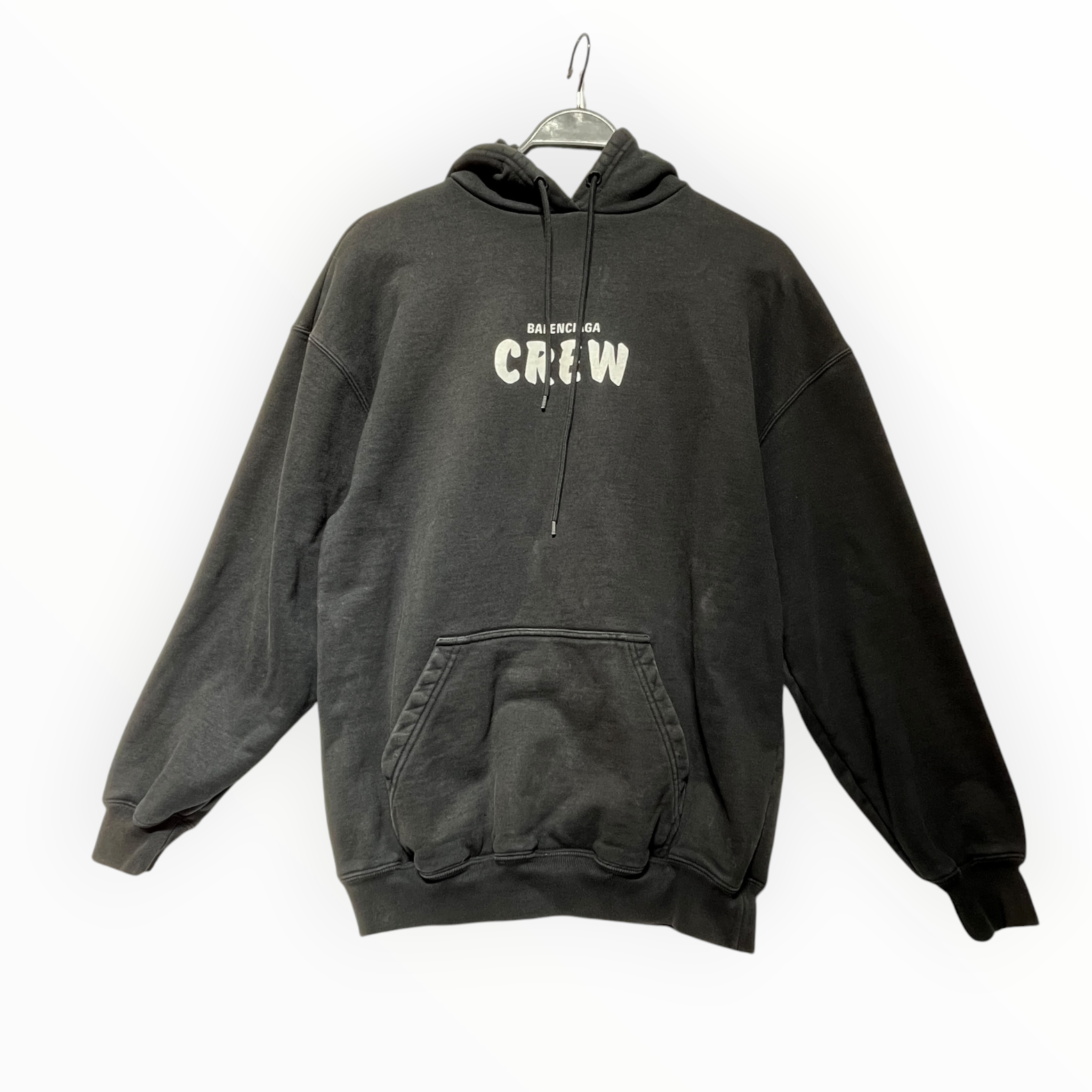 BALENCIAGA/Hoodie/XS/Cotton/BLK/CREW view 1