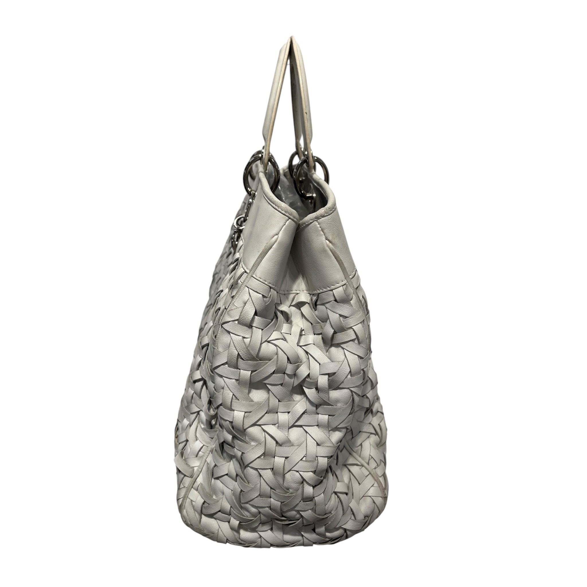 Christian Dior/Bag/Leather/WHT/ view 2