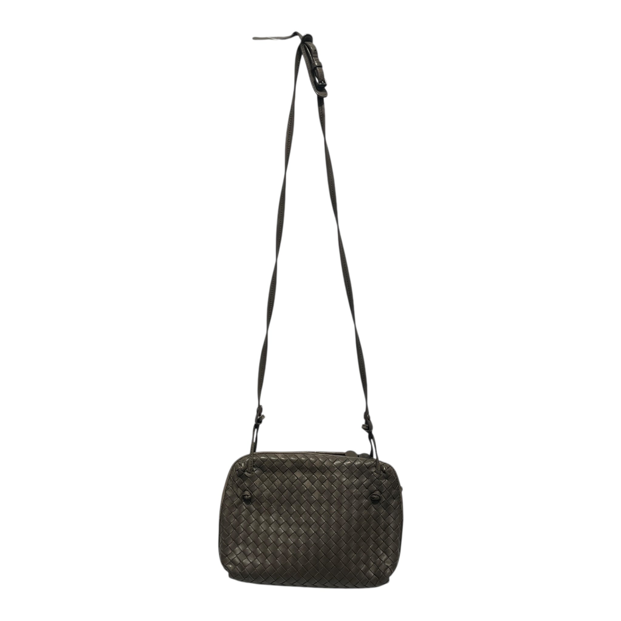 BOTTEGA VENETA/Cross Body Bag/Leather/BRW/NODINI WEAVED LEATHER view 1