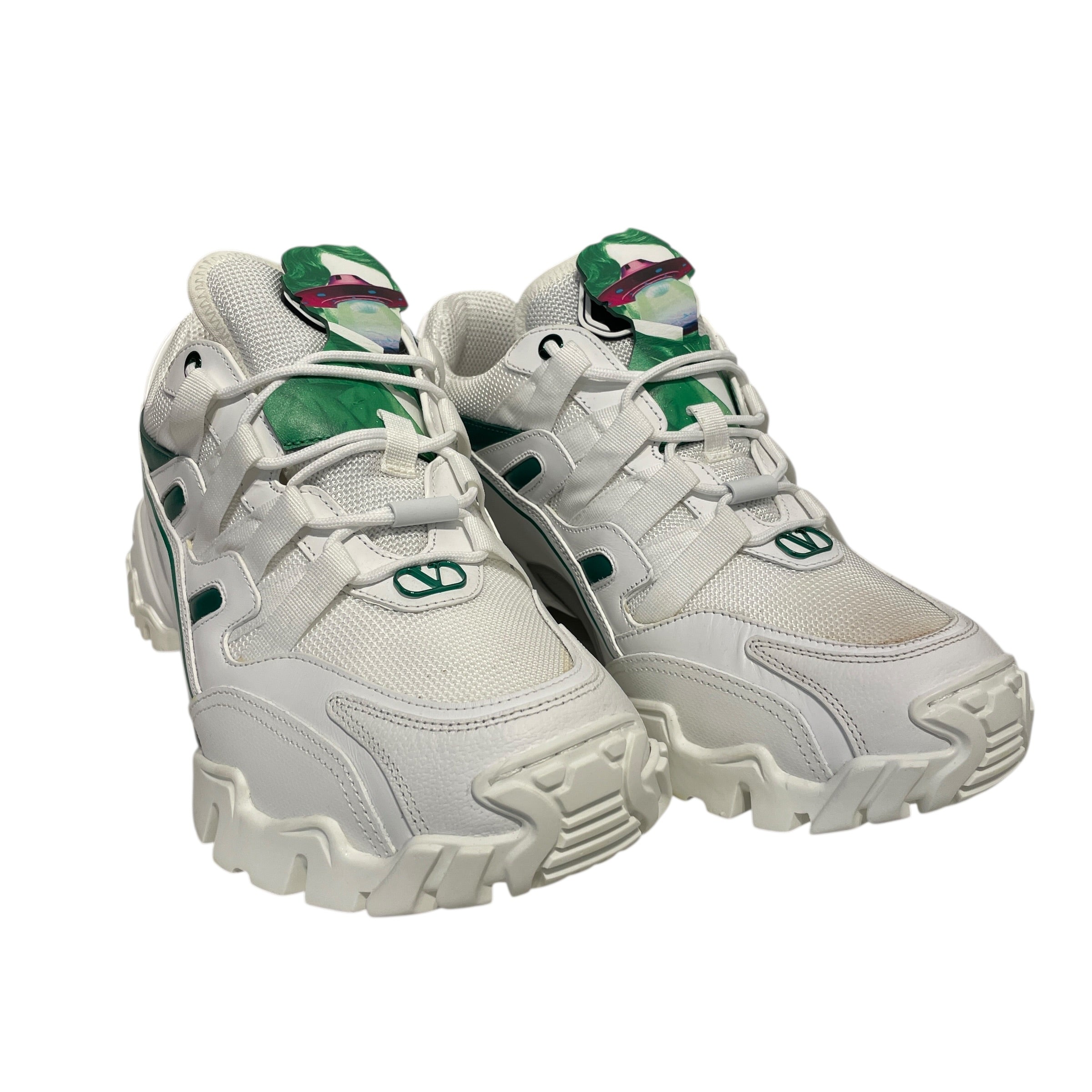 VALENTINO/UNDERCOVER/Low-Sneakers/EU 41/Leather/WHT/UNDERCOVERCOLLAB view 1