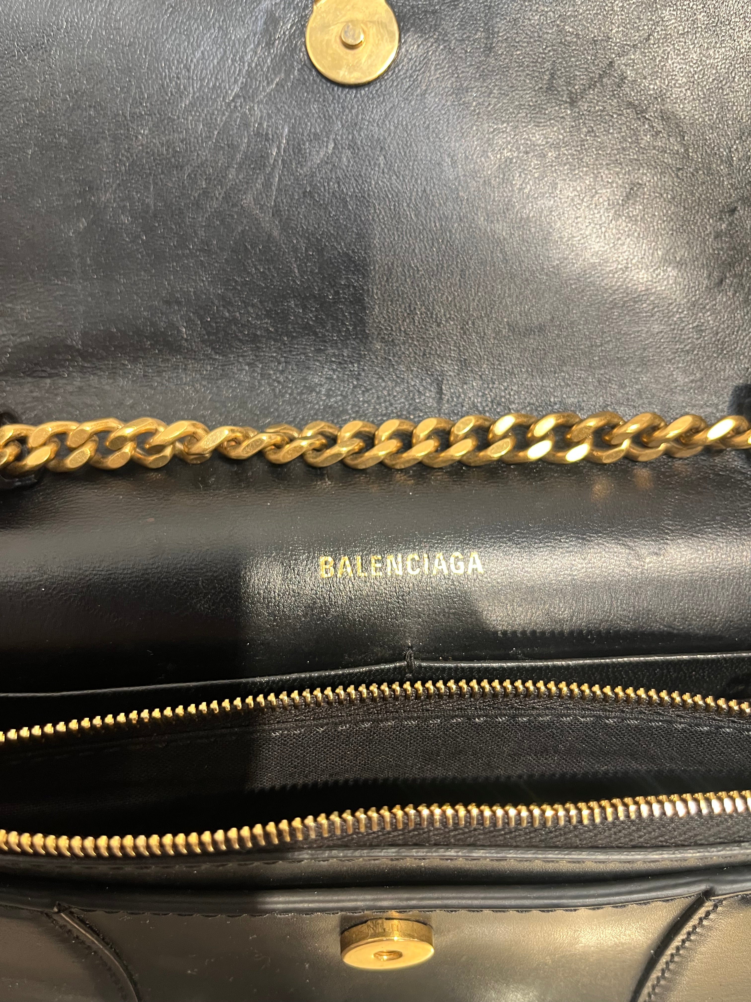 BALENCIAGA/Bag/Leather/BLK/slouch bag view 4