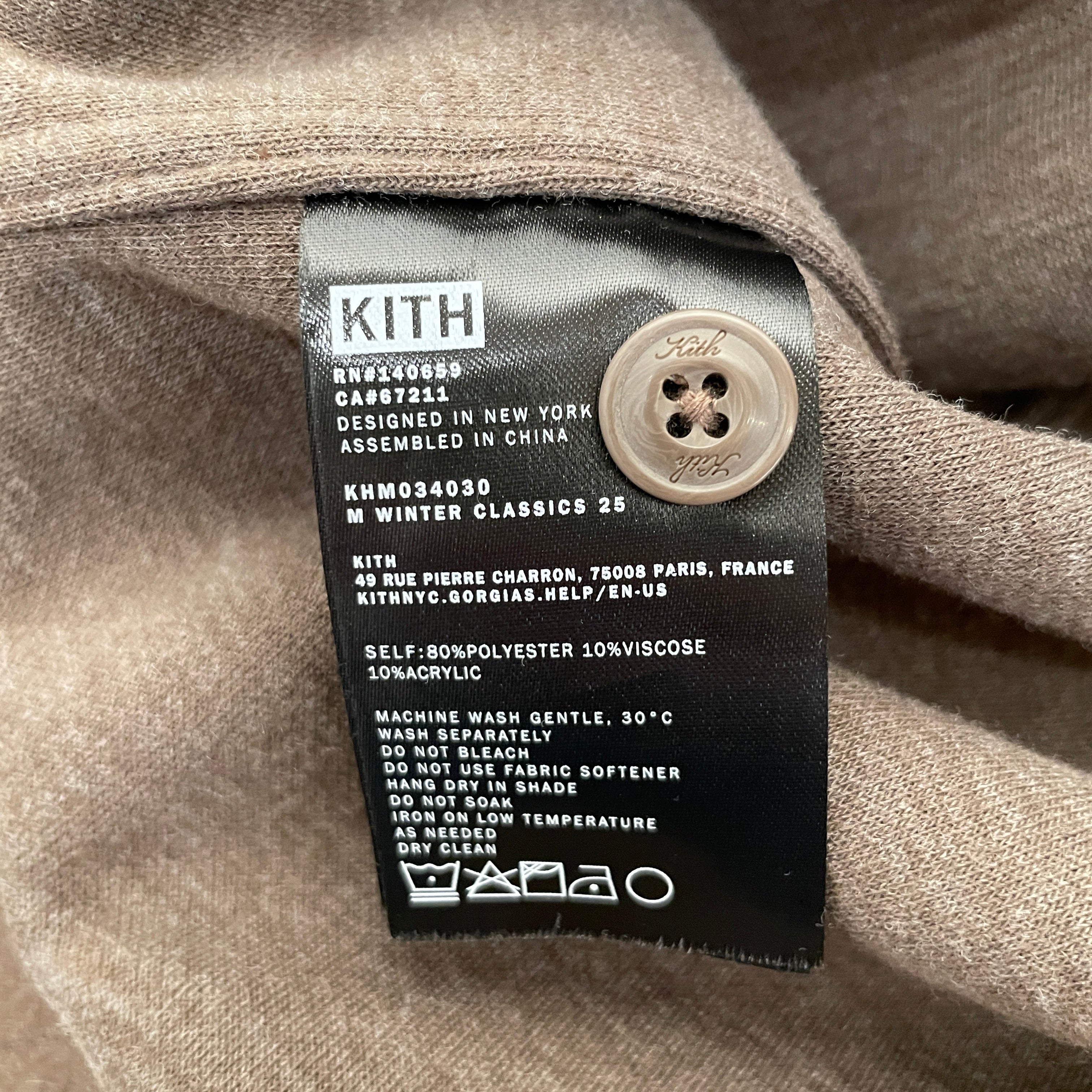 KITH/Jacket/L/Acrylic/BRW/Wool-like view 4
