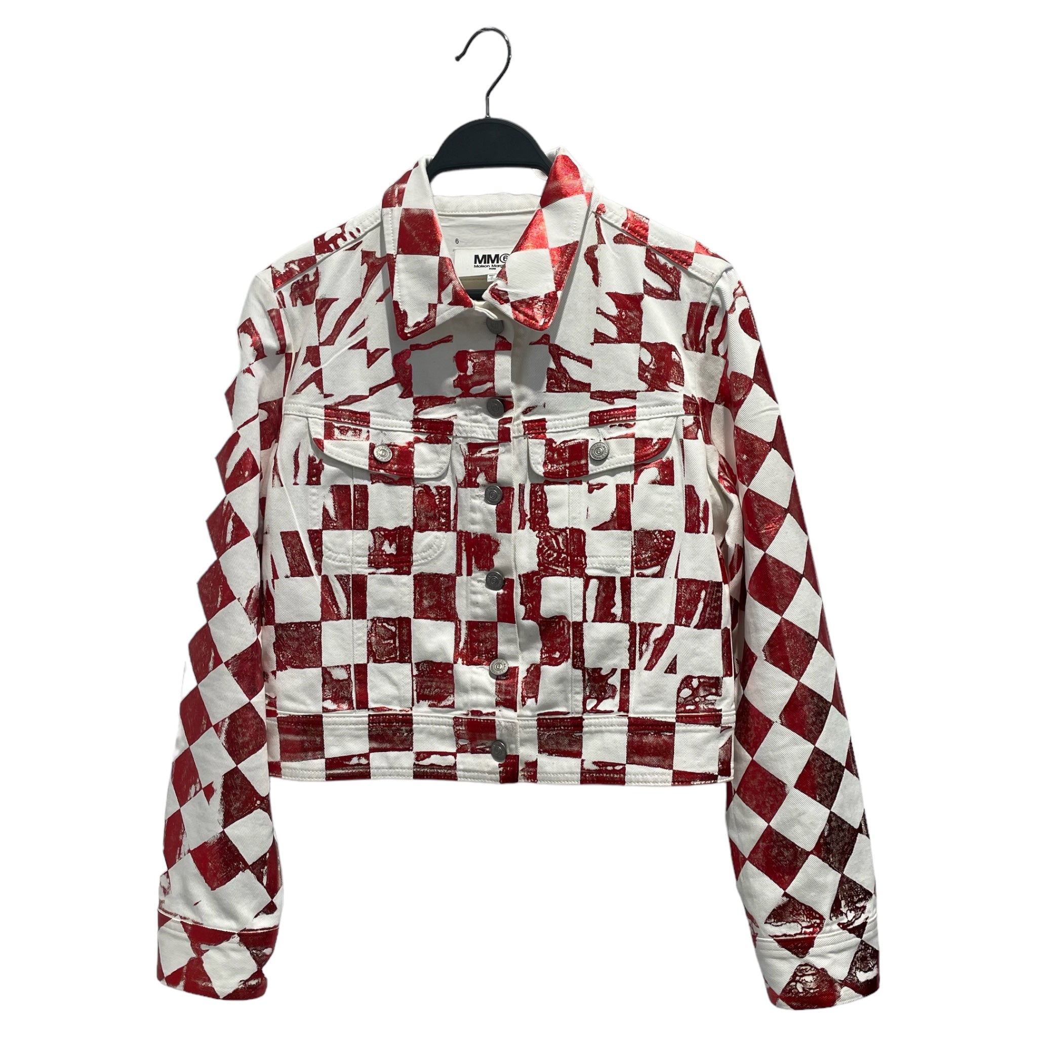 MM6/Denim Jkt/42/Glen Check/Denim/WHT/ view 1