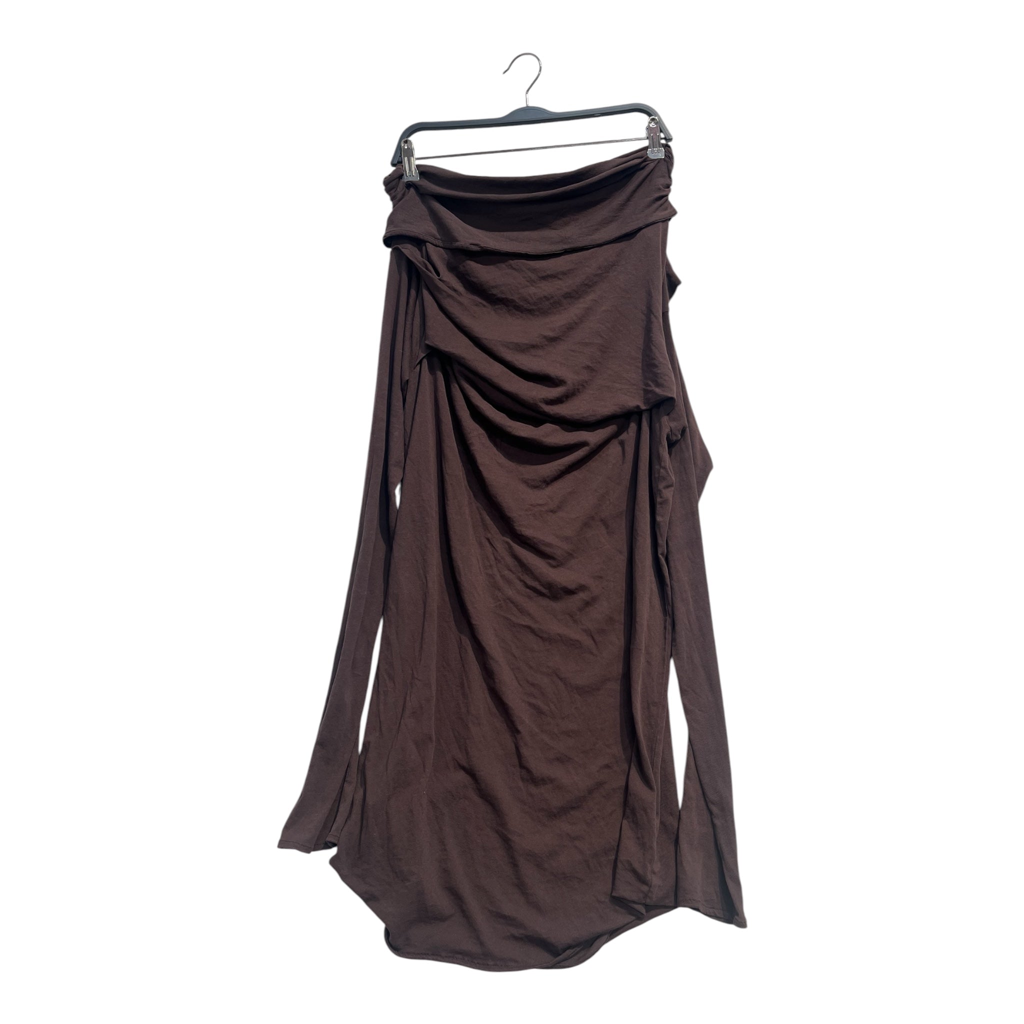 entire studios/LS Dress/M/Cotton/BRW/off the shoulder view 2