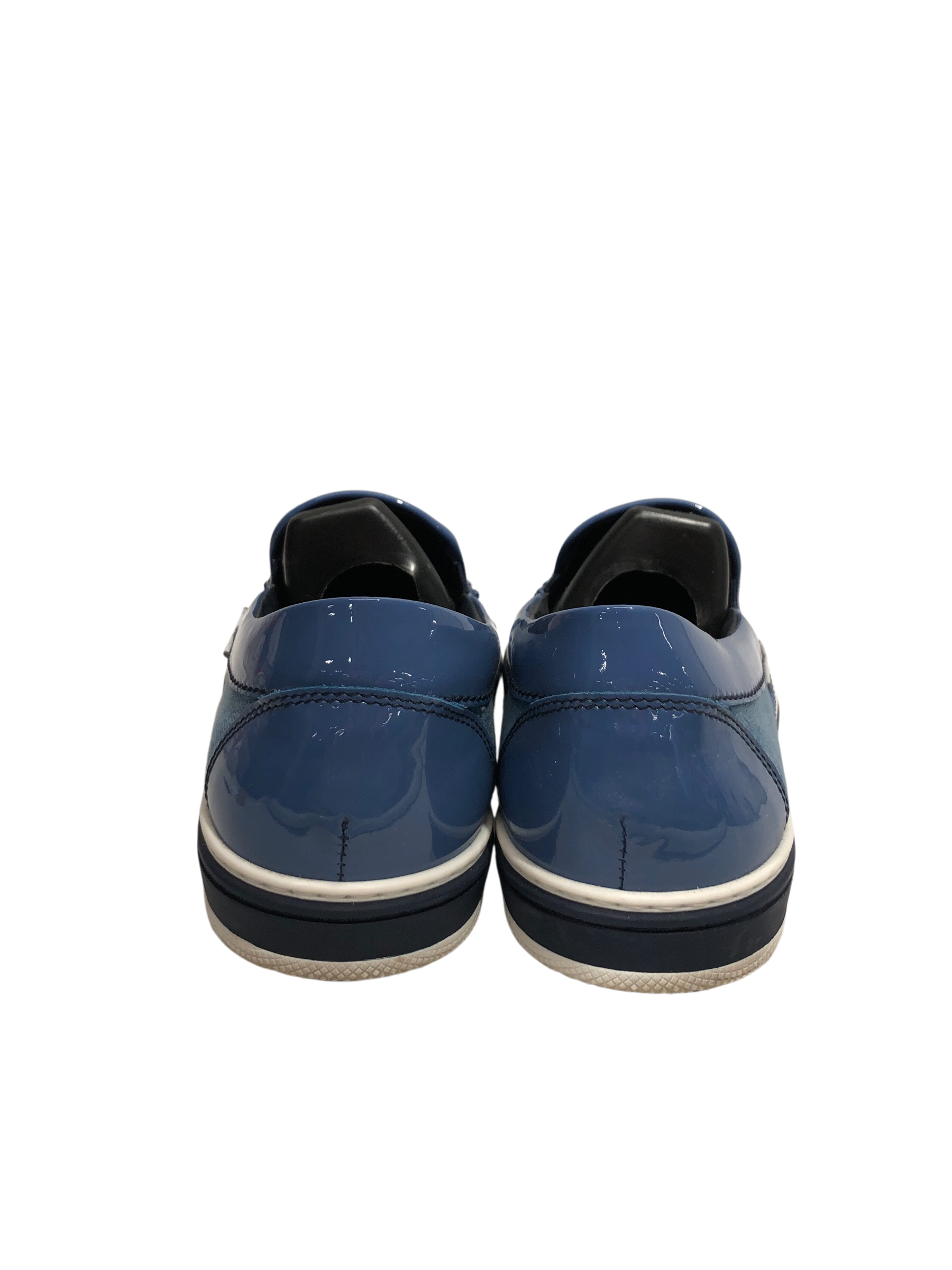 JIMMY CHOO/Low-Sneakers/US 9/Denim/BLU/Star Bedazzled Slip on Sneaker view 5