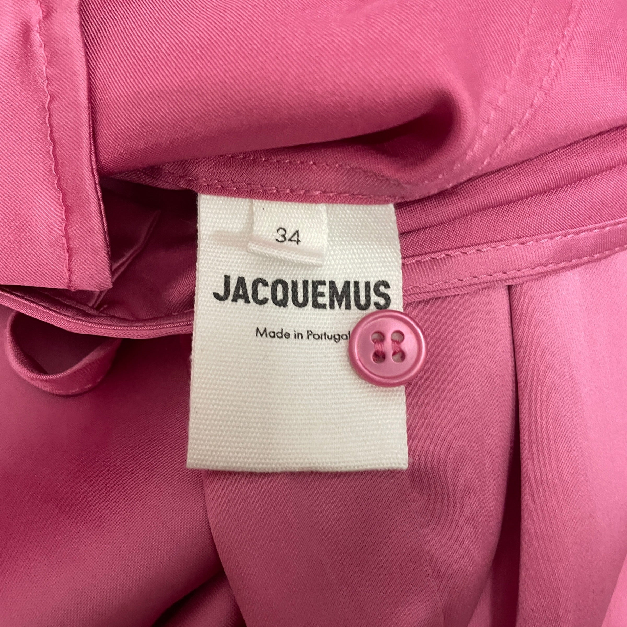 JACQUEMUS/Blouse/34/Silk/PNK/La Chemise Mentalo view 4