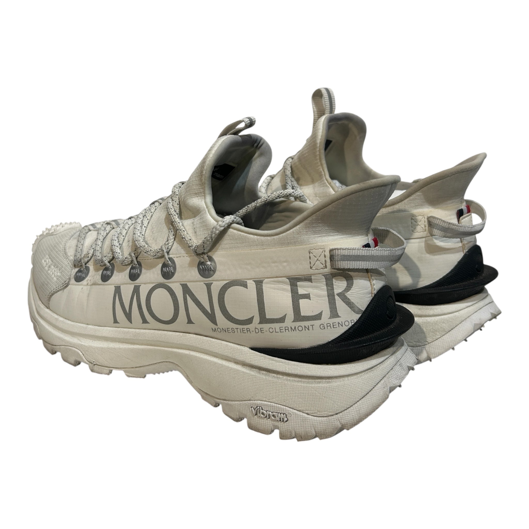 MONCLER/Low-Sneakers/EU 44/Nylon/WHT/graphic print athletic view 2