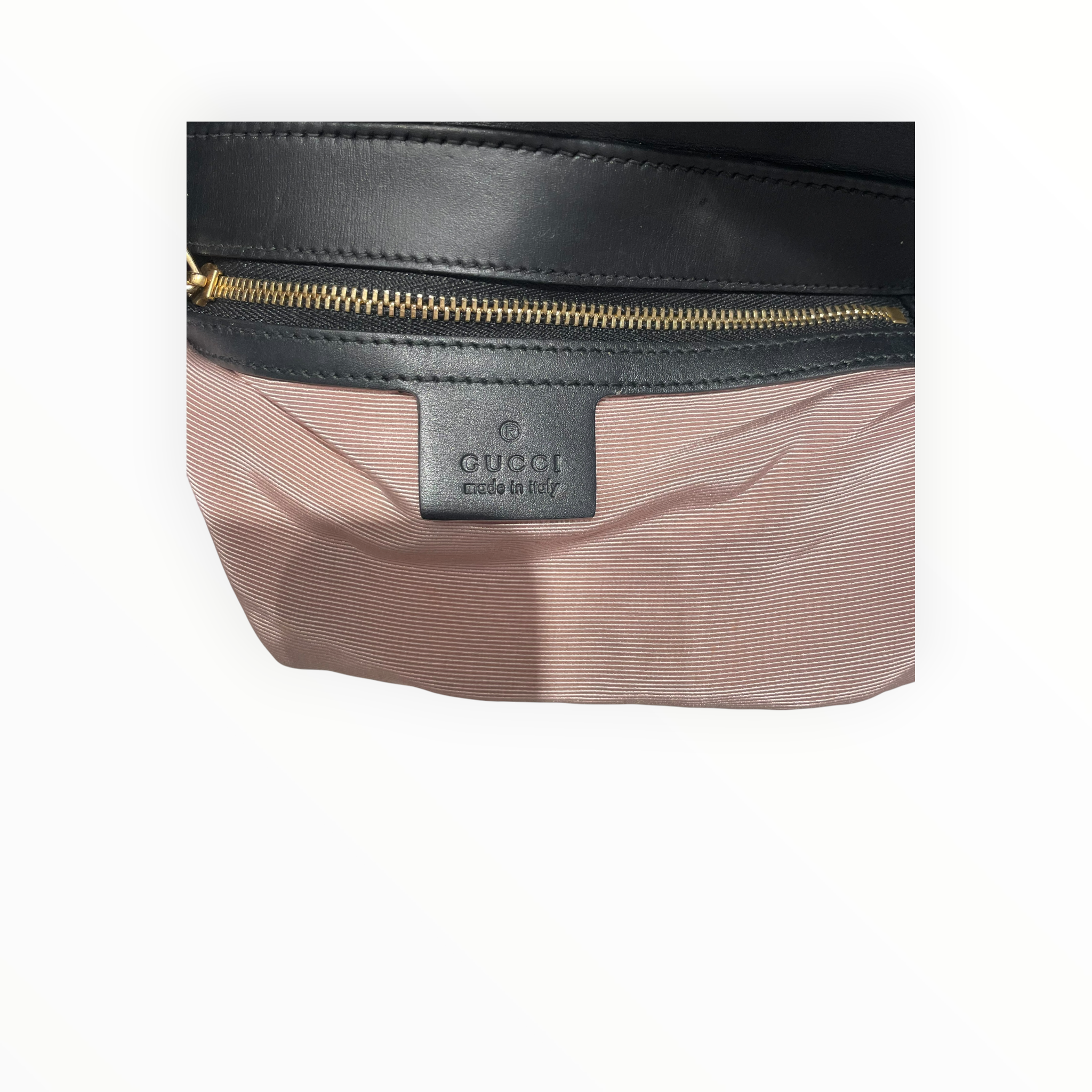 GUCCI/Cross Body Bag/Leather/BLK/arli small gold tone view 4