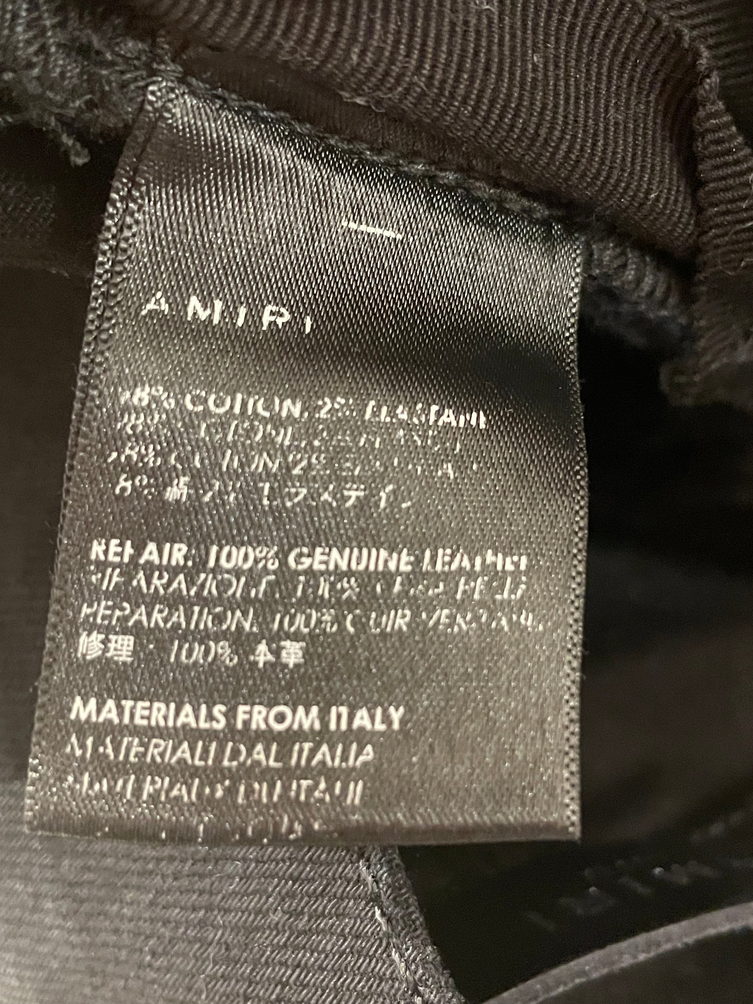 AMIRI/Skinny Pants/32/Cotton/BLK/MX2 view 4