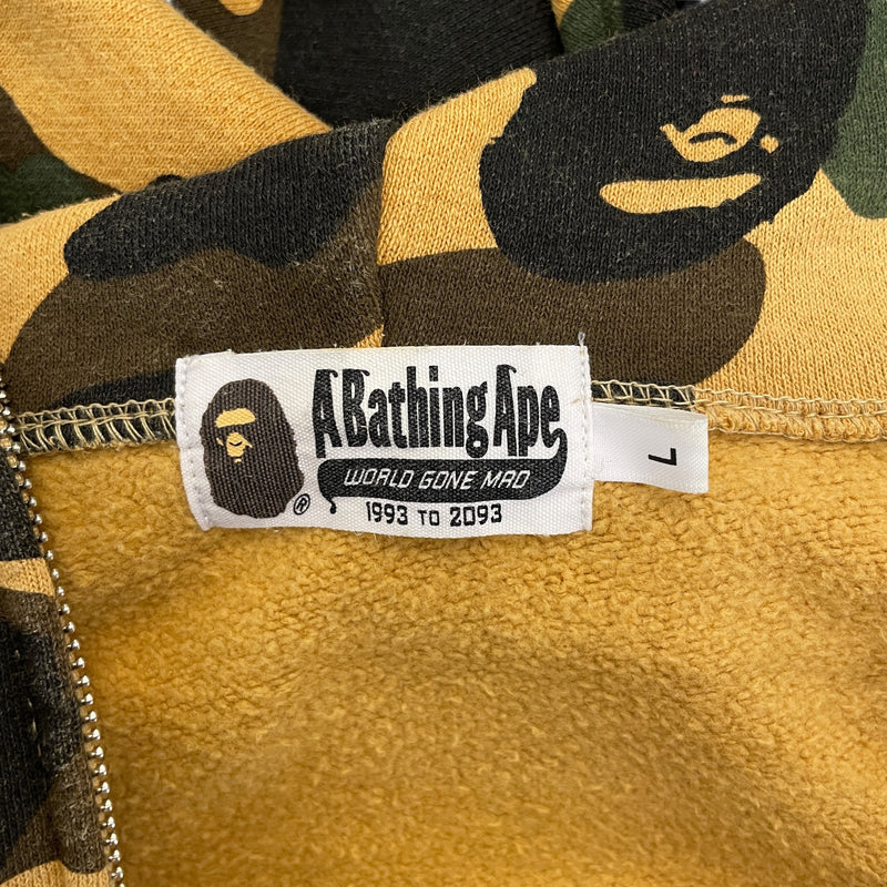 A BATHING APE/Zip Up Hoodie/L/Cotton/MLT/1st camo shark
