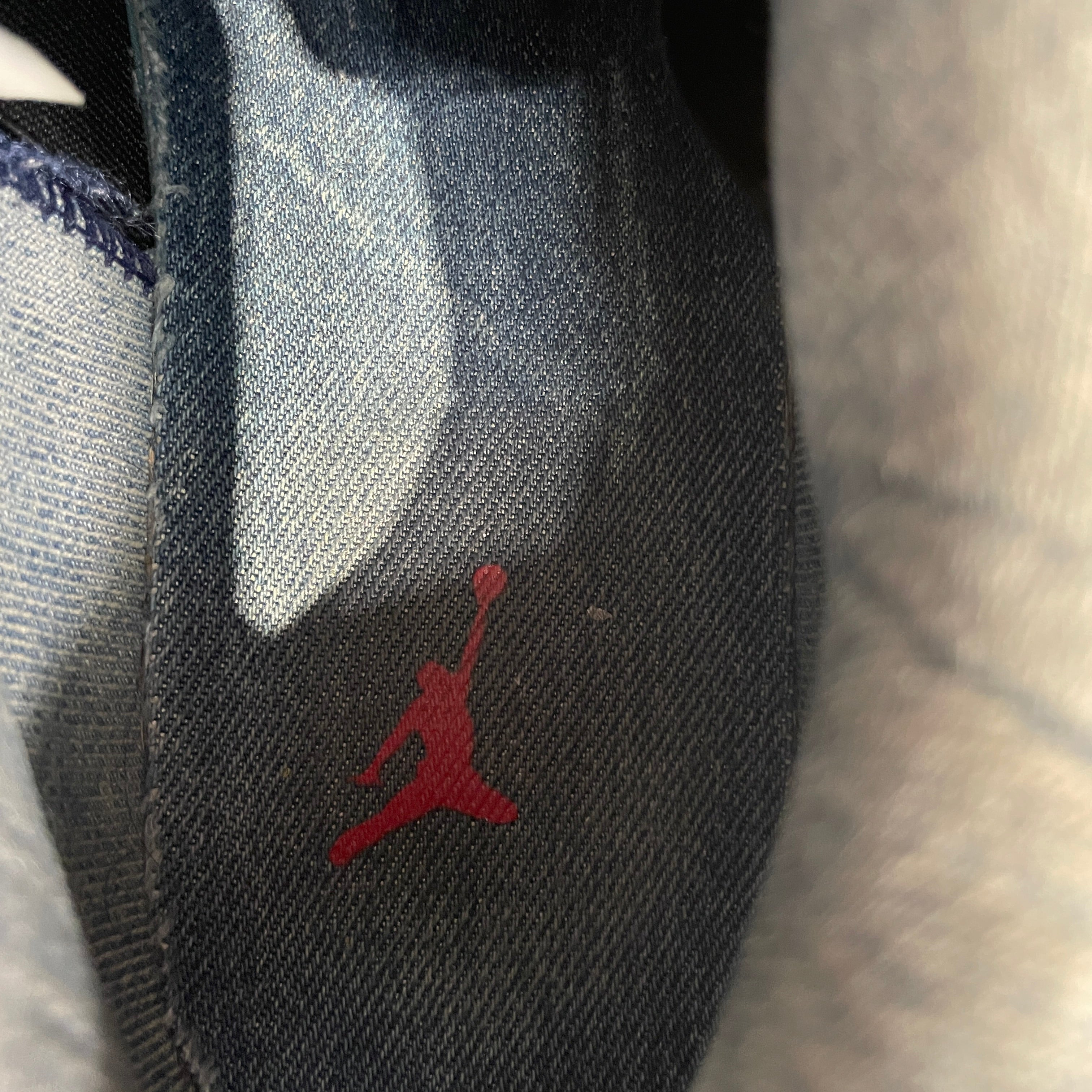 NIKE/Hi-Sneakers/US 11.5/Denim/BLU/LEVIS X AIR JORDAN RETRO 4 view 5