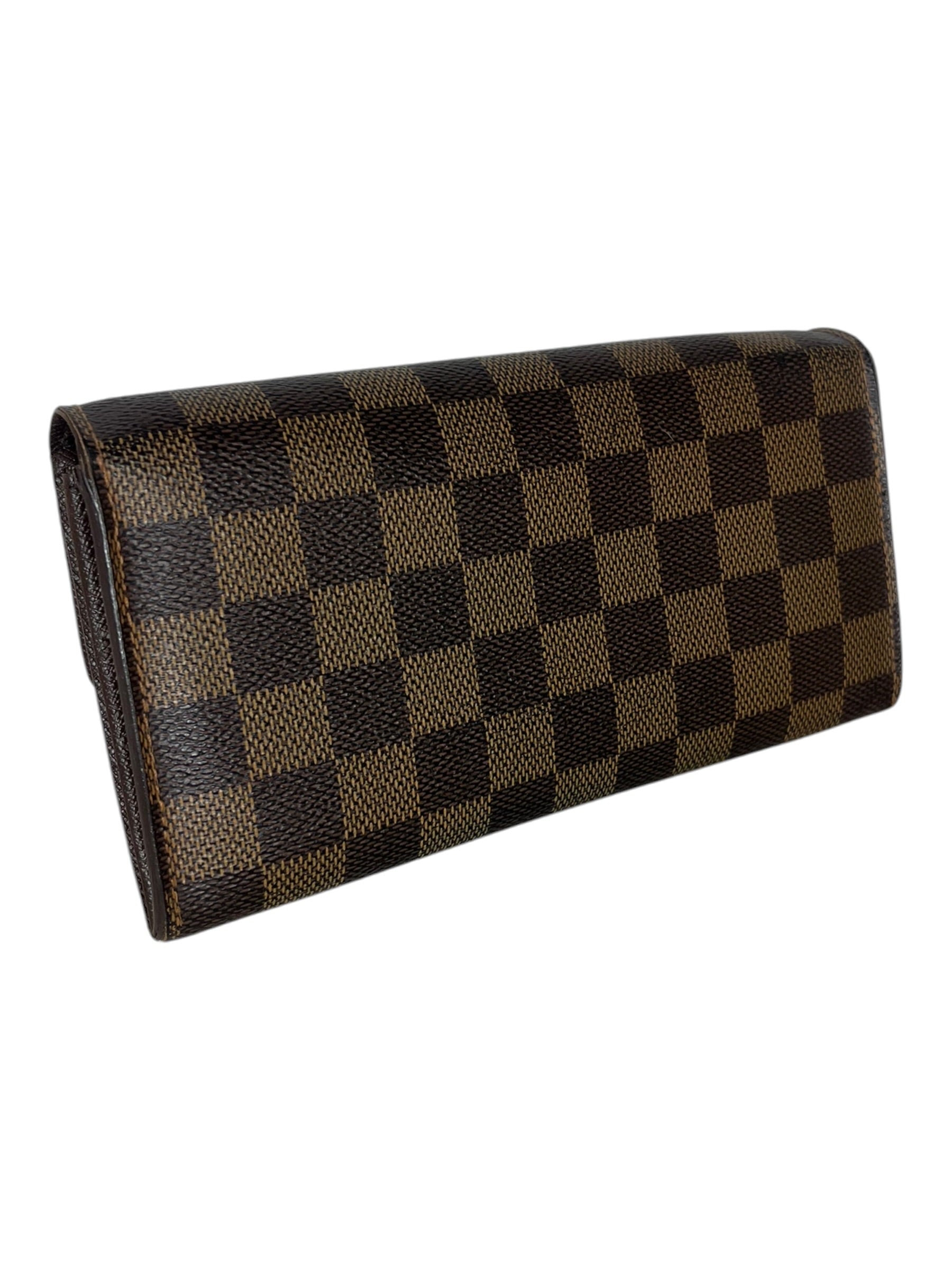 LOUIS VUITTON/Long Wallet/Monogram/Leather/BRW/L's/DAMIER EBENE view 2