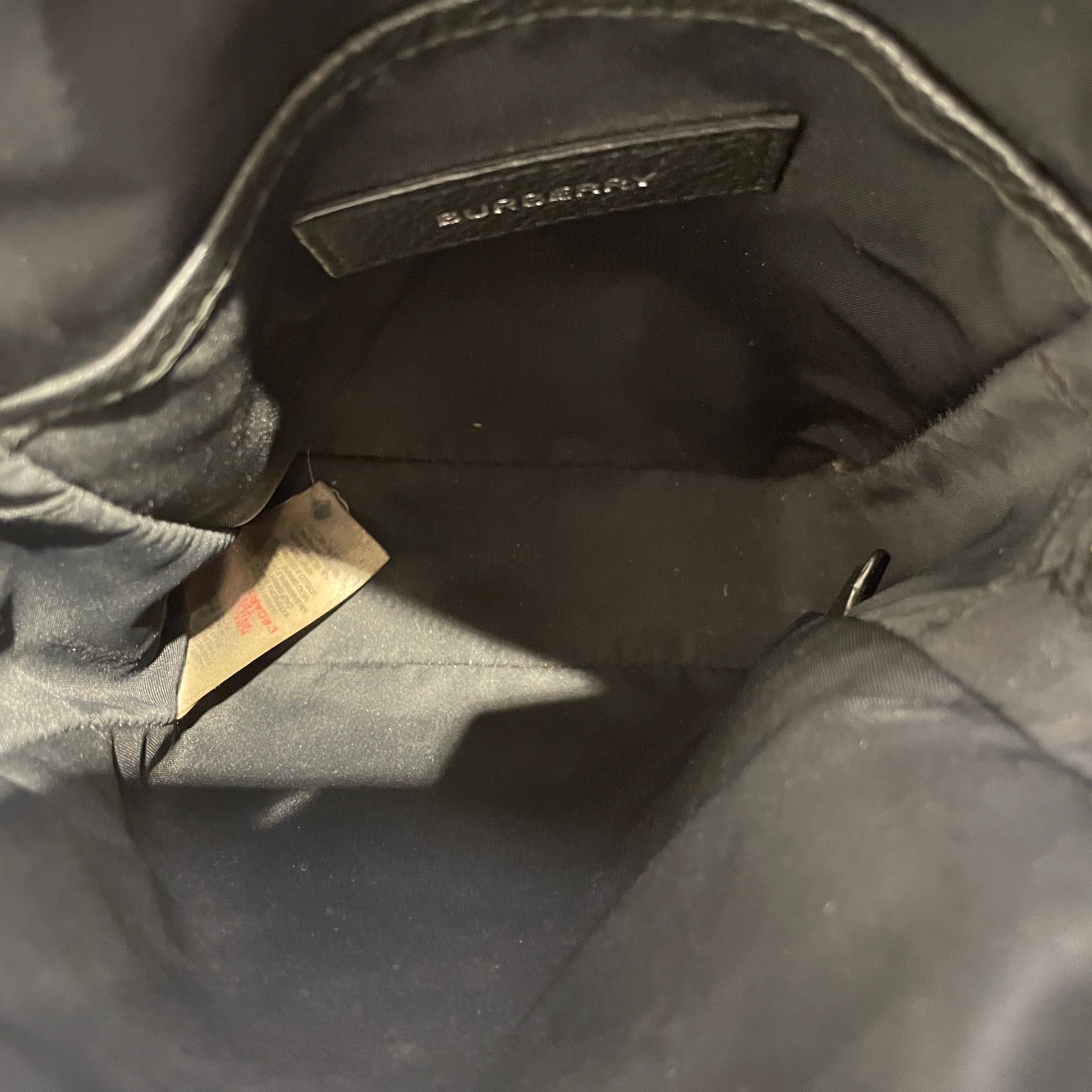 BURBERRY LONDON/Cross Body Bag/Graphic/Leather/BLK/ view 7