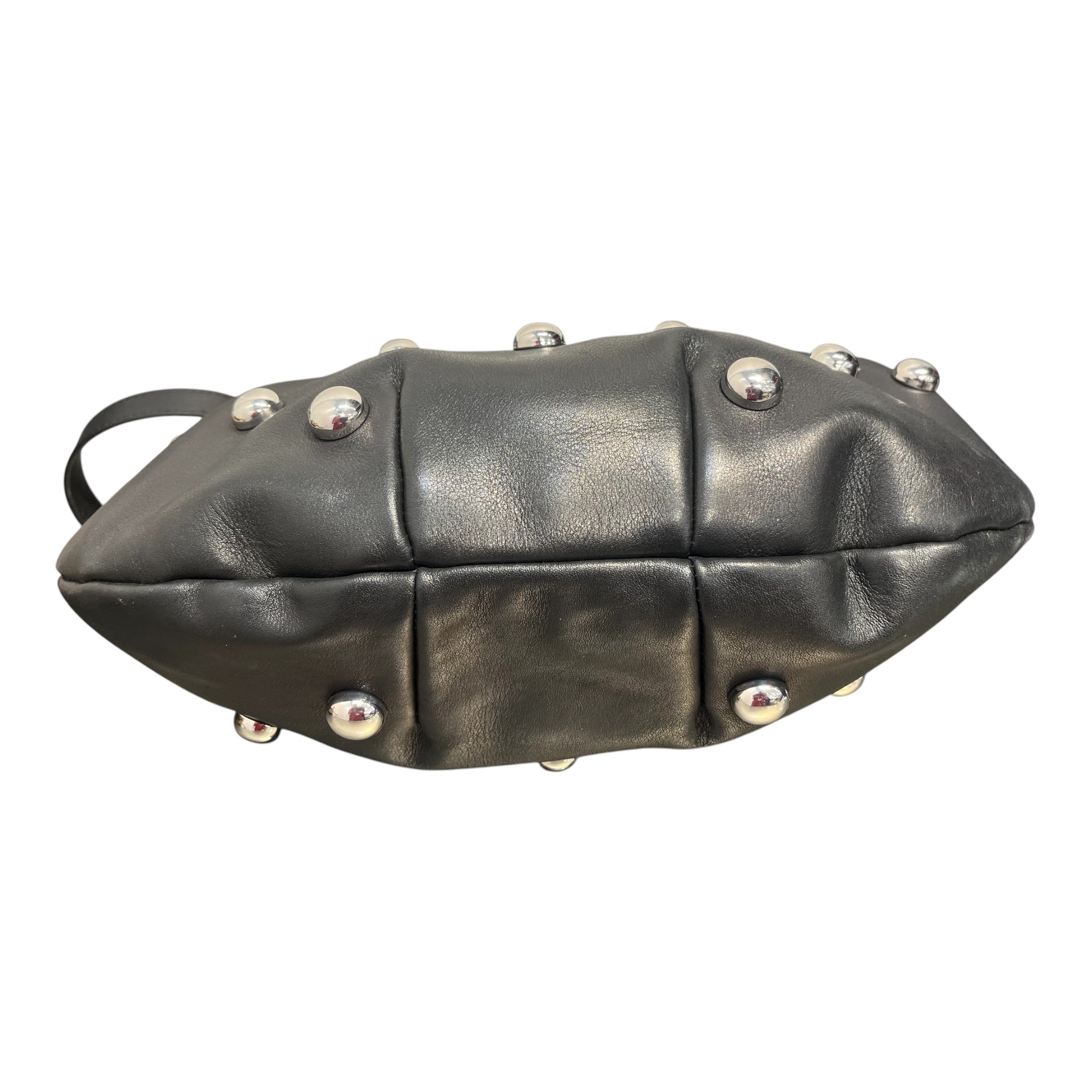 CLARE V/Hand Bag/Leather/BLK/BLACK STUDDED BAG view 4