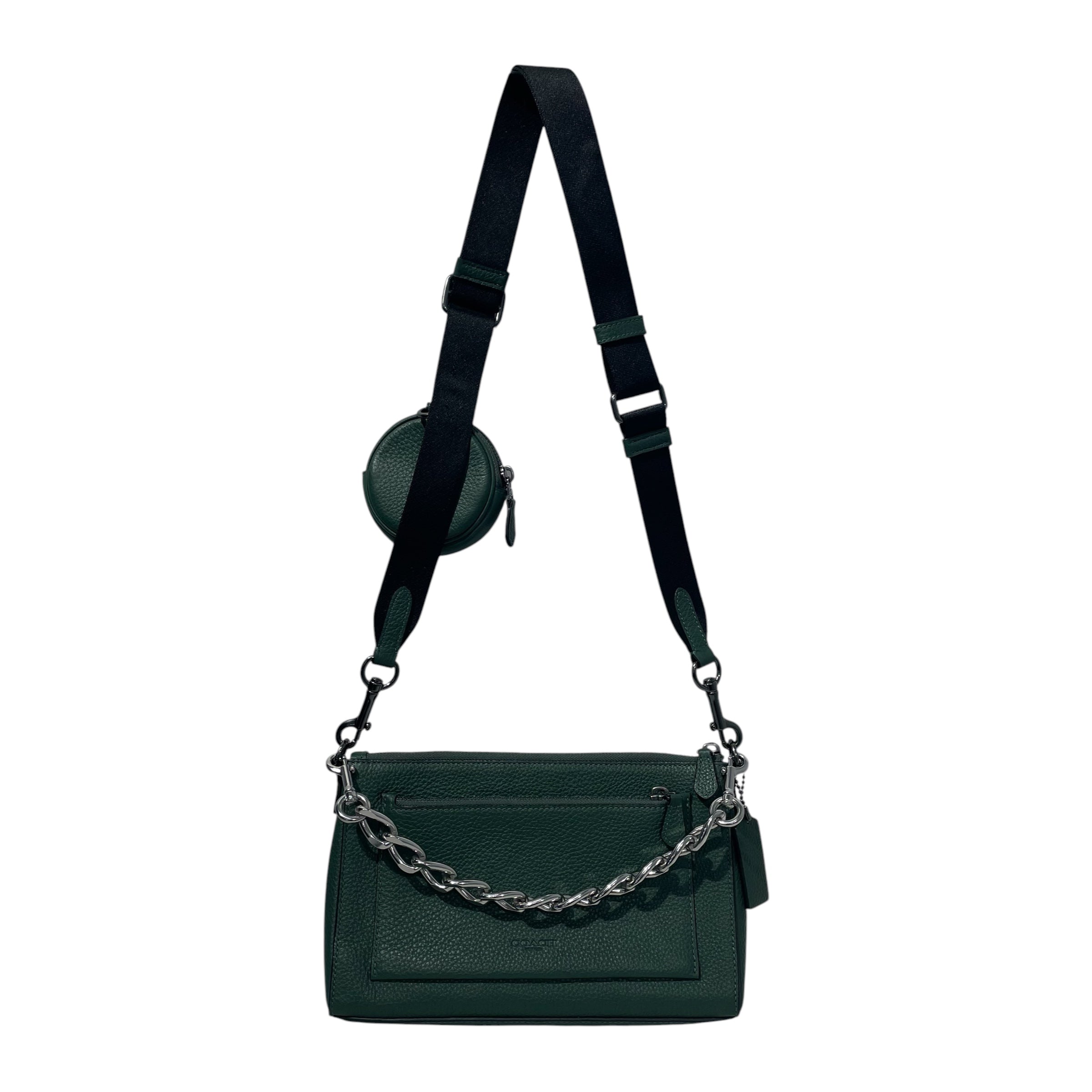 COACH/Cross Body Bag/Leather/GRN/coach holden bag view 1