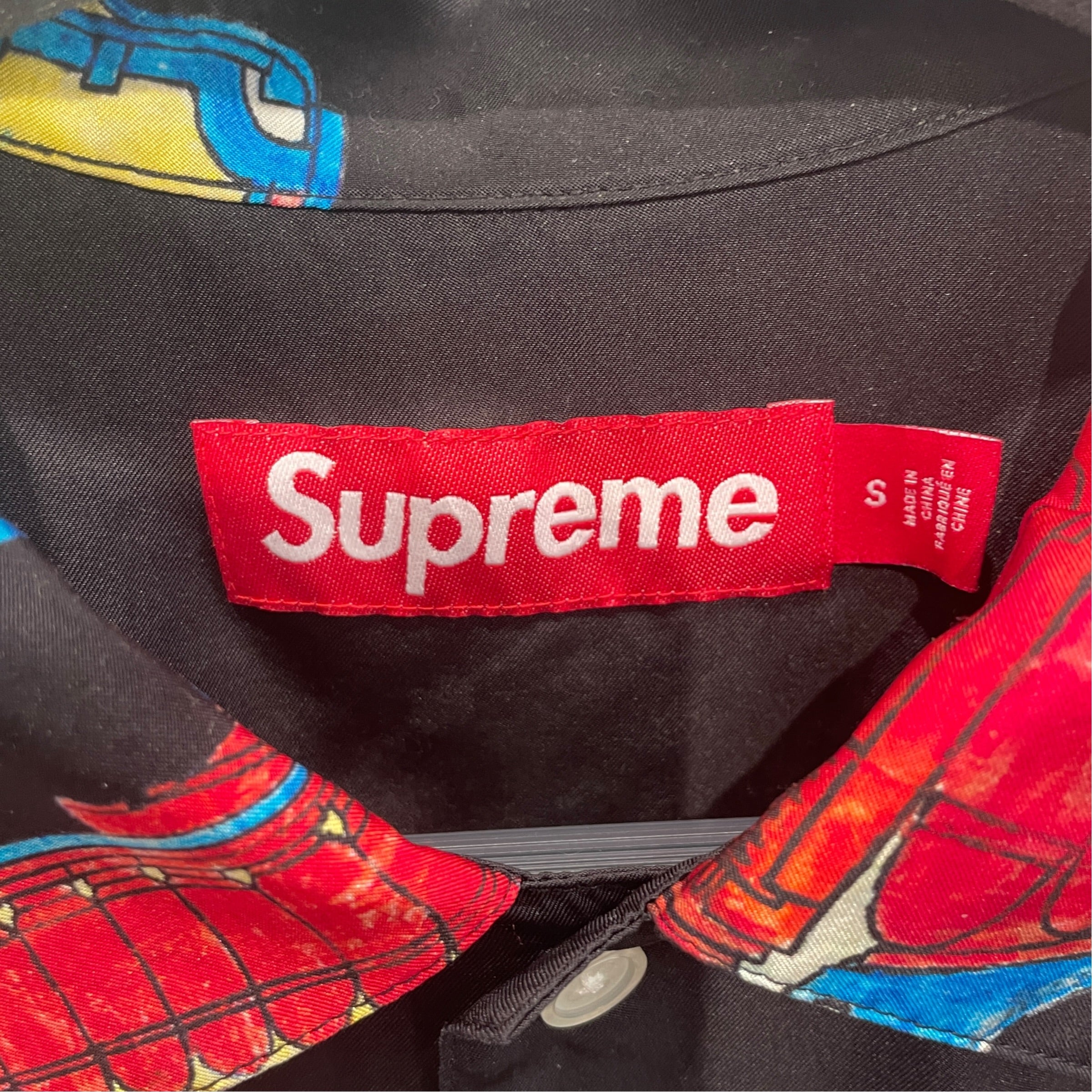 Supreme/Polo Shirt/S/Rayon/BLK/All Over Print/SUPREME BLK MLT GUN PRINT SS view 3