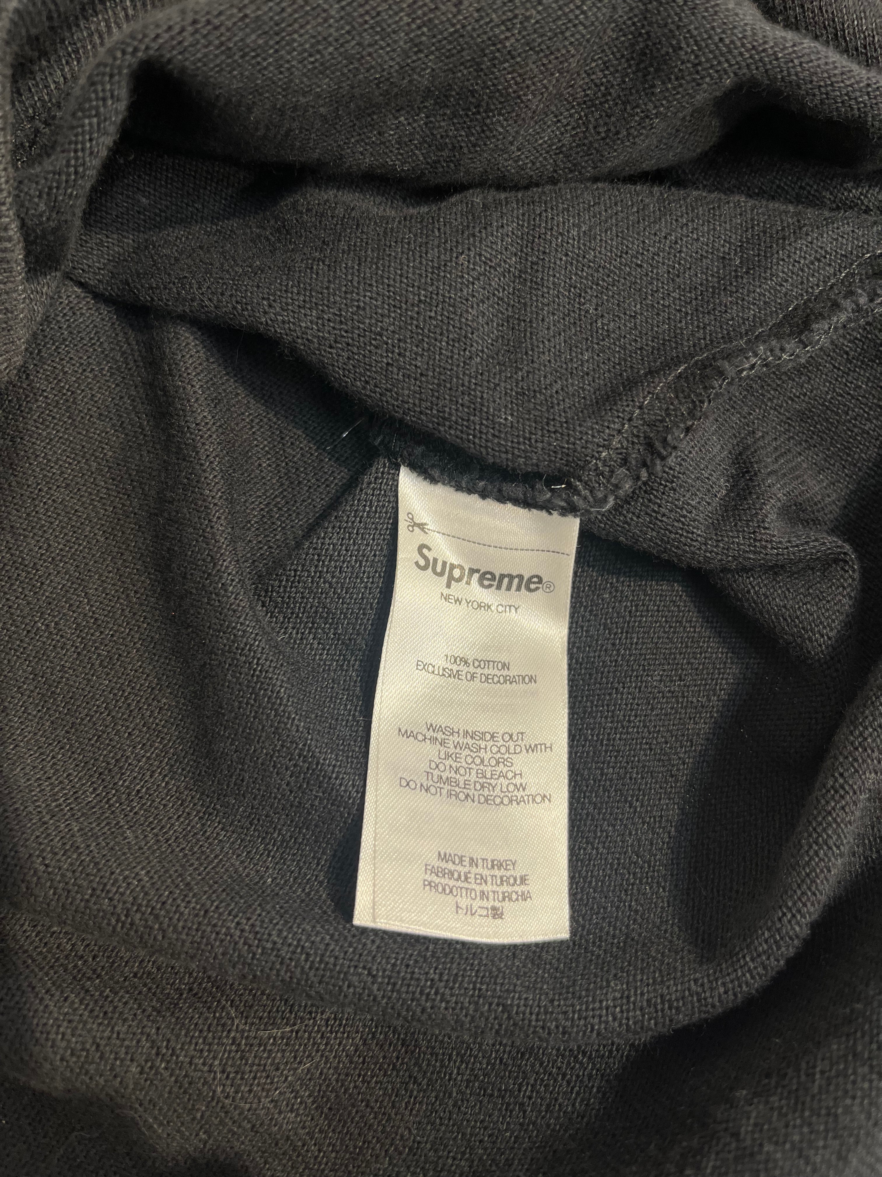 Supreme/LS T-Shirt/L/Cotton/BLK/SUPREME ARM LOGO view 5