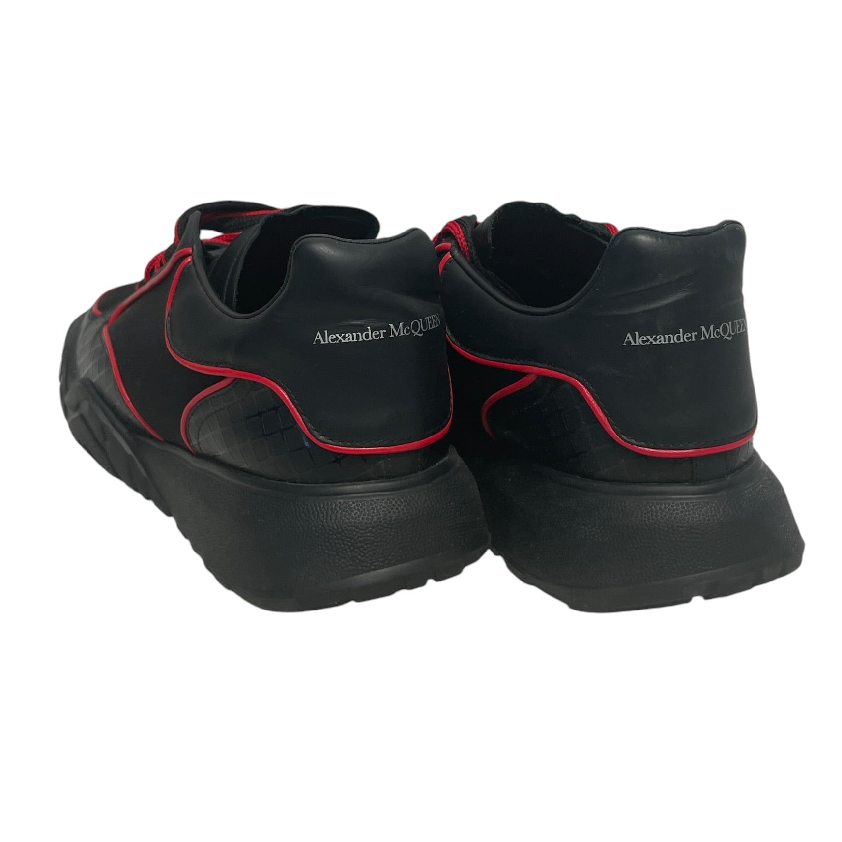 Alexander McQueen/Low-Sneakers/EU 40/Leather/BLK/COURT TRAINER view 2