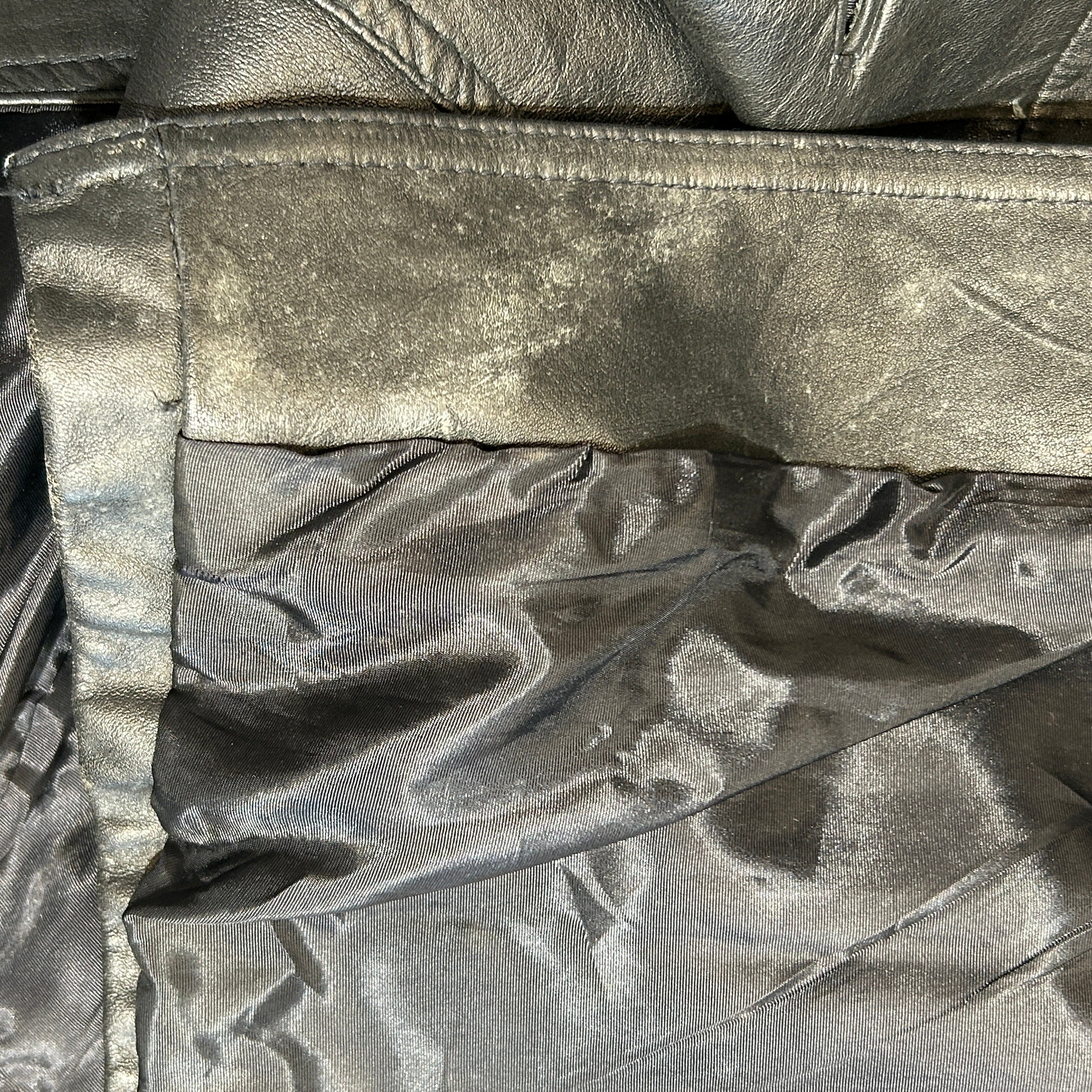 Vintage/Coat/8/Leather/BLK/Belted Trench view 10