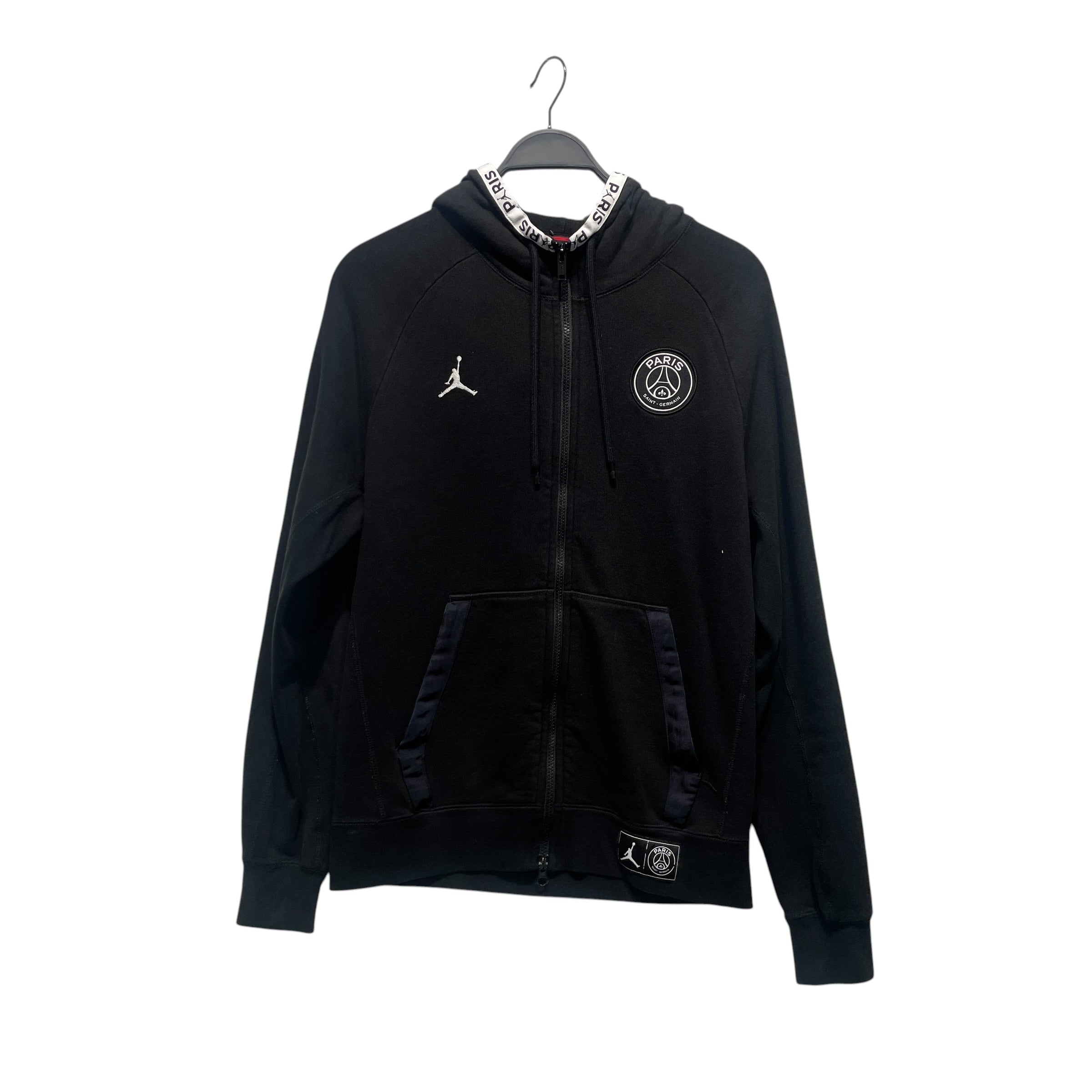 JORDAN BRAND/Zip Up Hoodie/M/Cotton/BLK/Jordan x PSG view 1