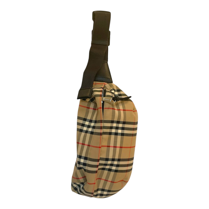 BURBERRY/Bag/OS/Stripe/Cotton/CRM/belt bag pouch