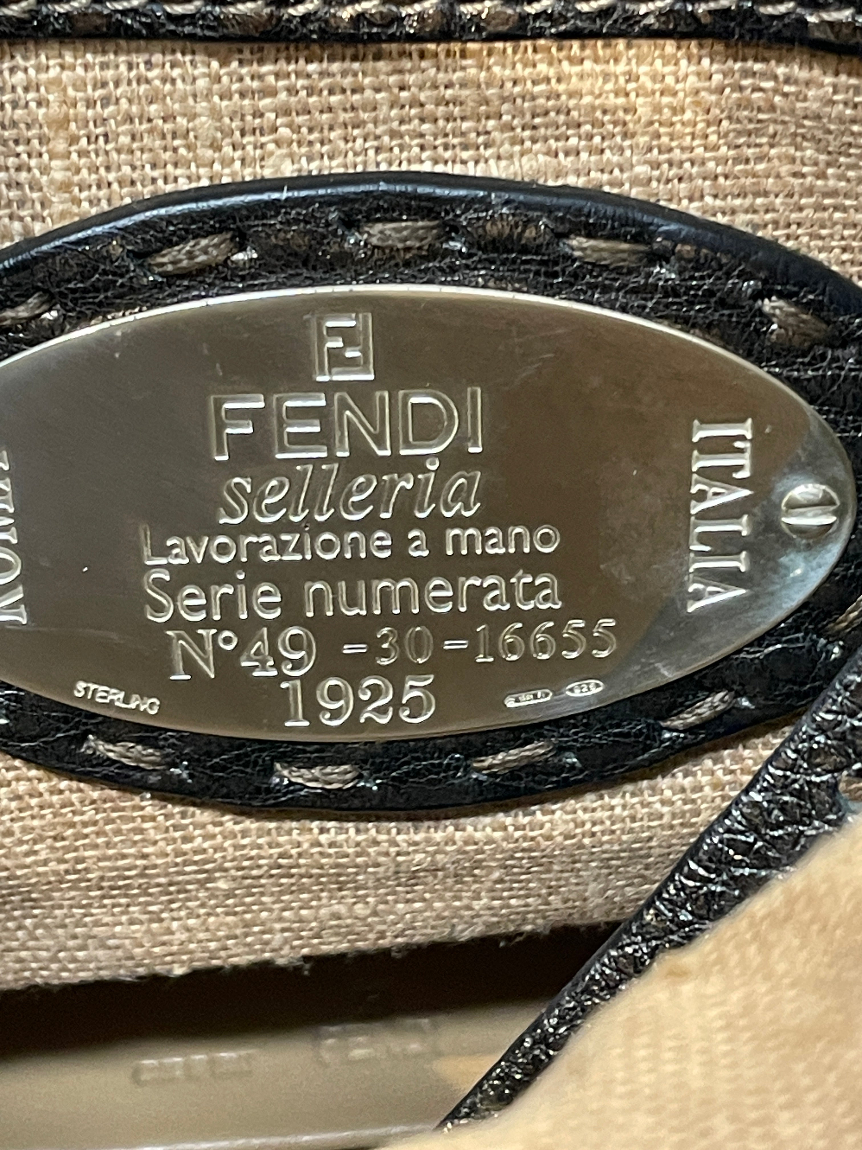 FENDI/Hand Bag/Leather/Brown/8BR457 Selleria Linda view 5