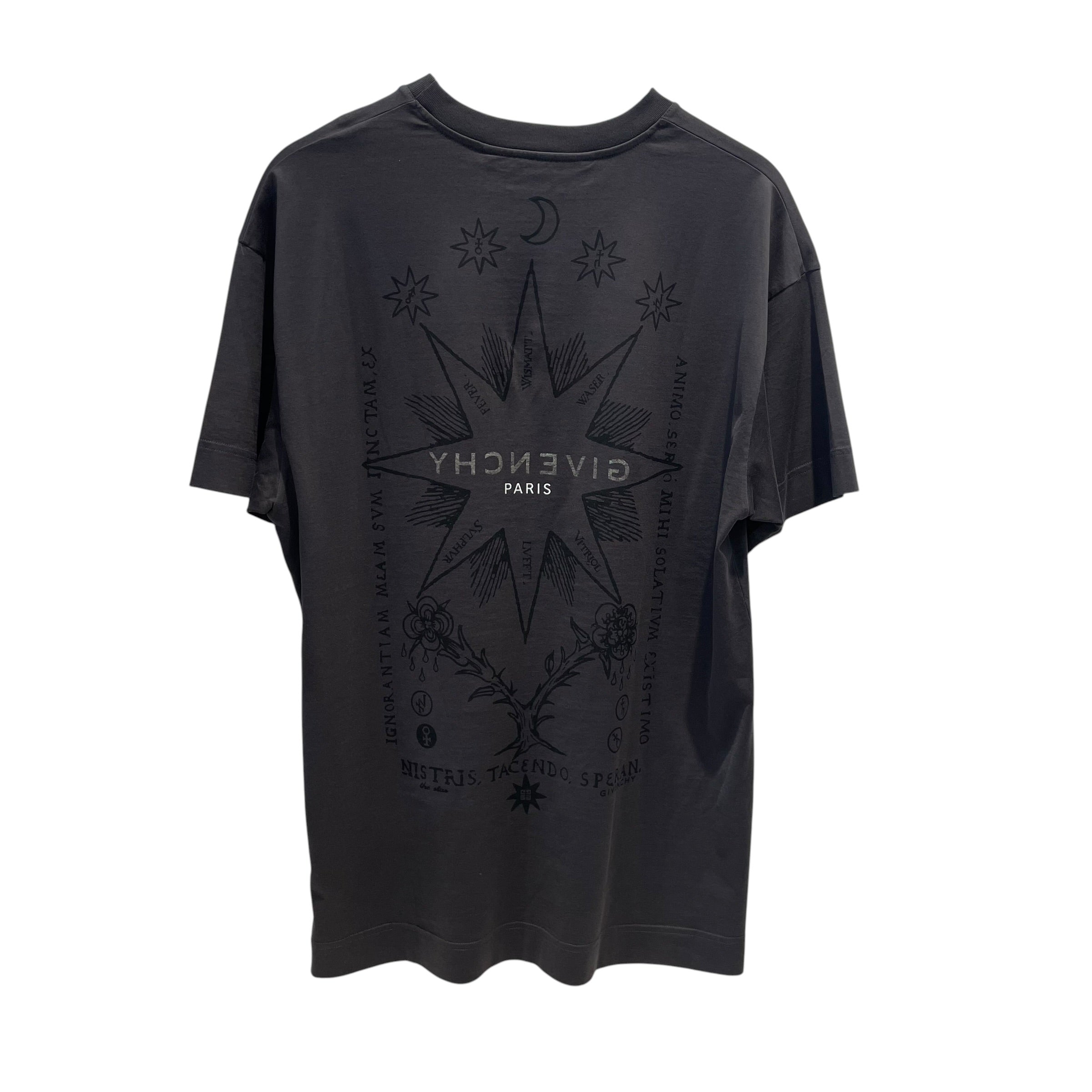 GIVENCHY/T-Shirt/XS/Cotton/GRY/All Over Print/Givenchy Tarot Print Shirt view 2