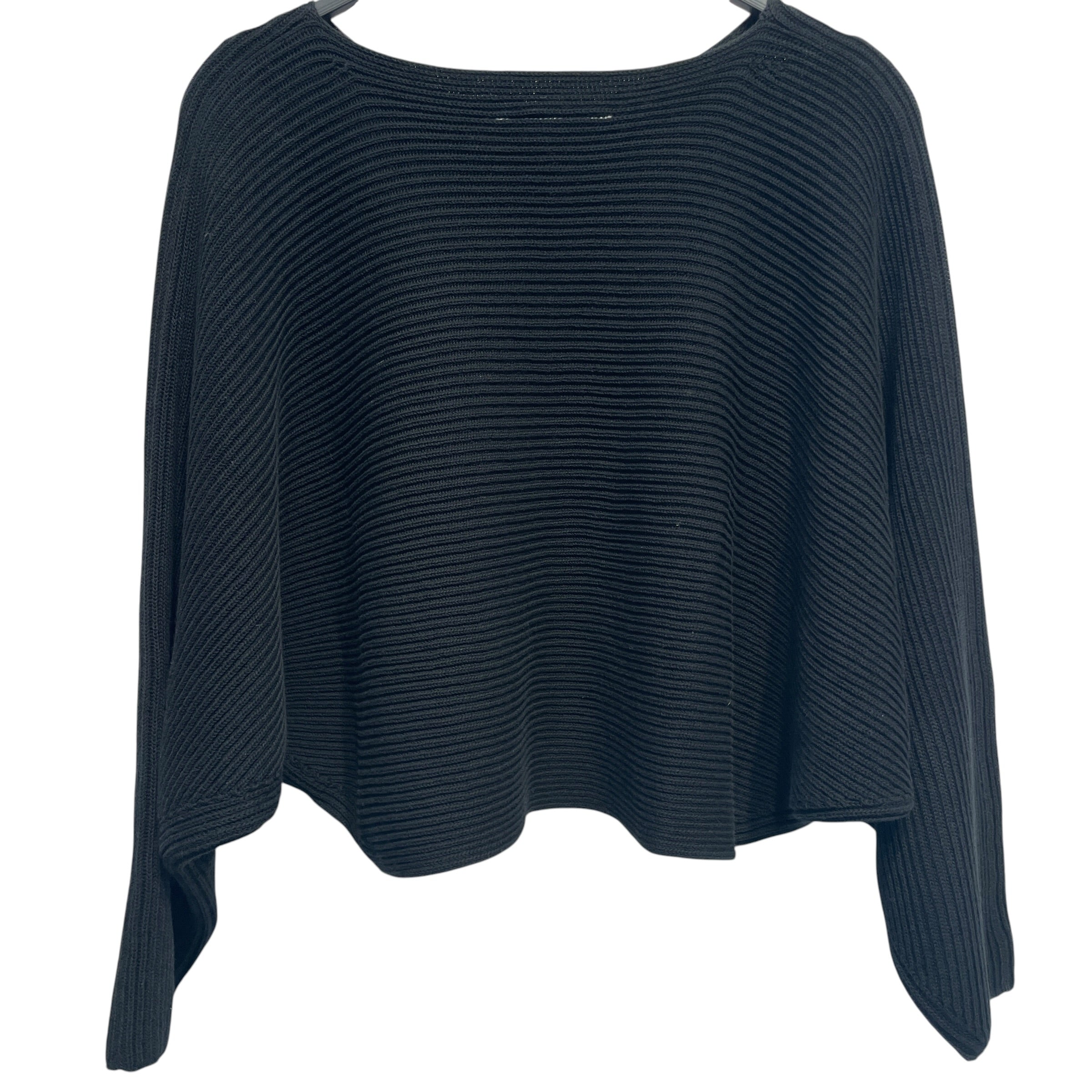 MM6/Sweater/S/Cotton/BLK/knit ribber crop view 2