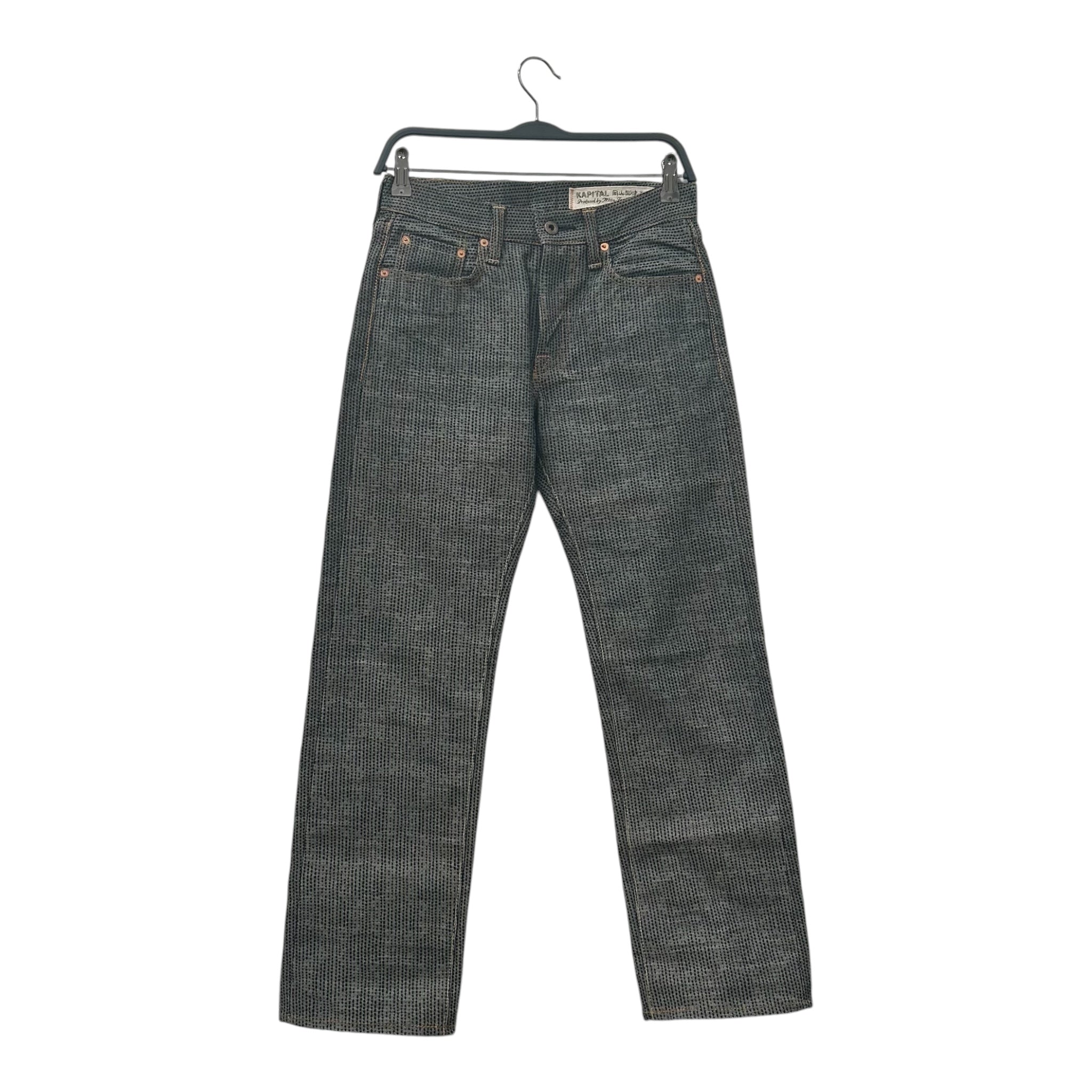 KAPITAL/Pants/28/Cotton/GRY/Polka Dot/CENTURY DENIM view 1