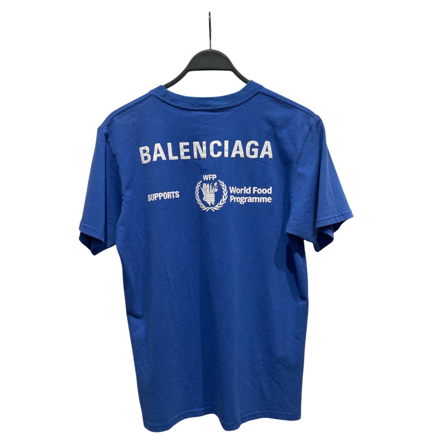 BALENCIAGA/T-Shirt/M/Cotton/BLU/ view 2
