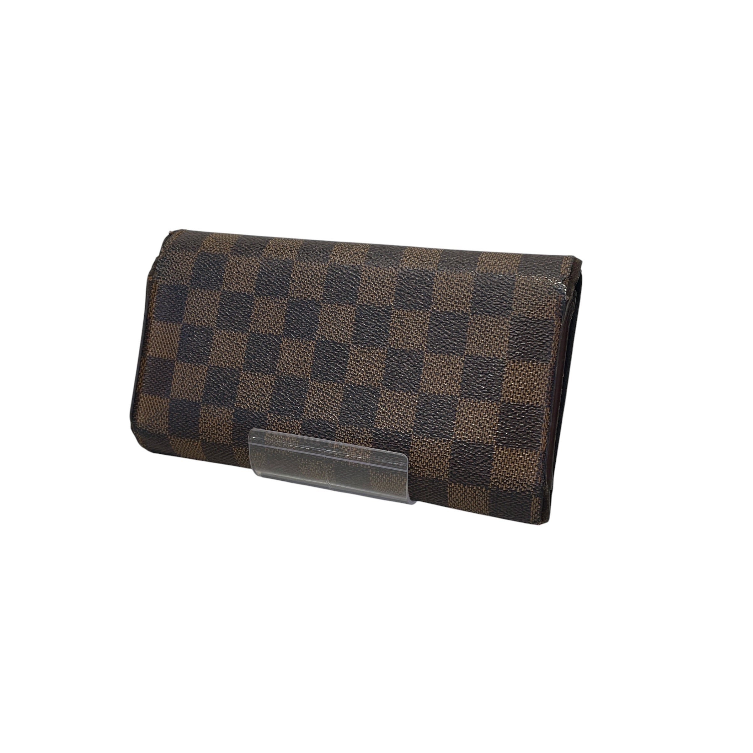 LOUIS VUITTON/Long Wallet/Monogram/Leather/BRW/L's/DAMIER EBENE SARAH WALLET view 4