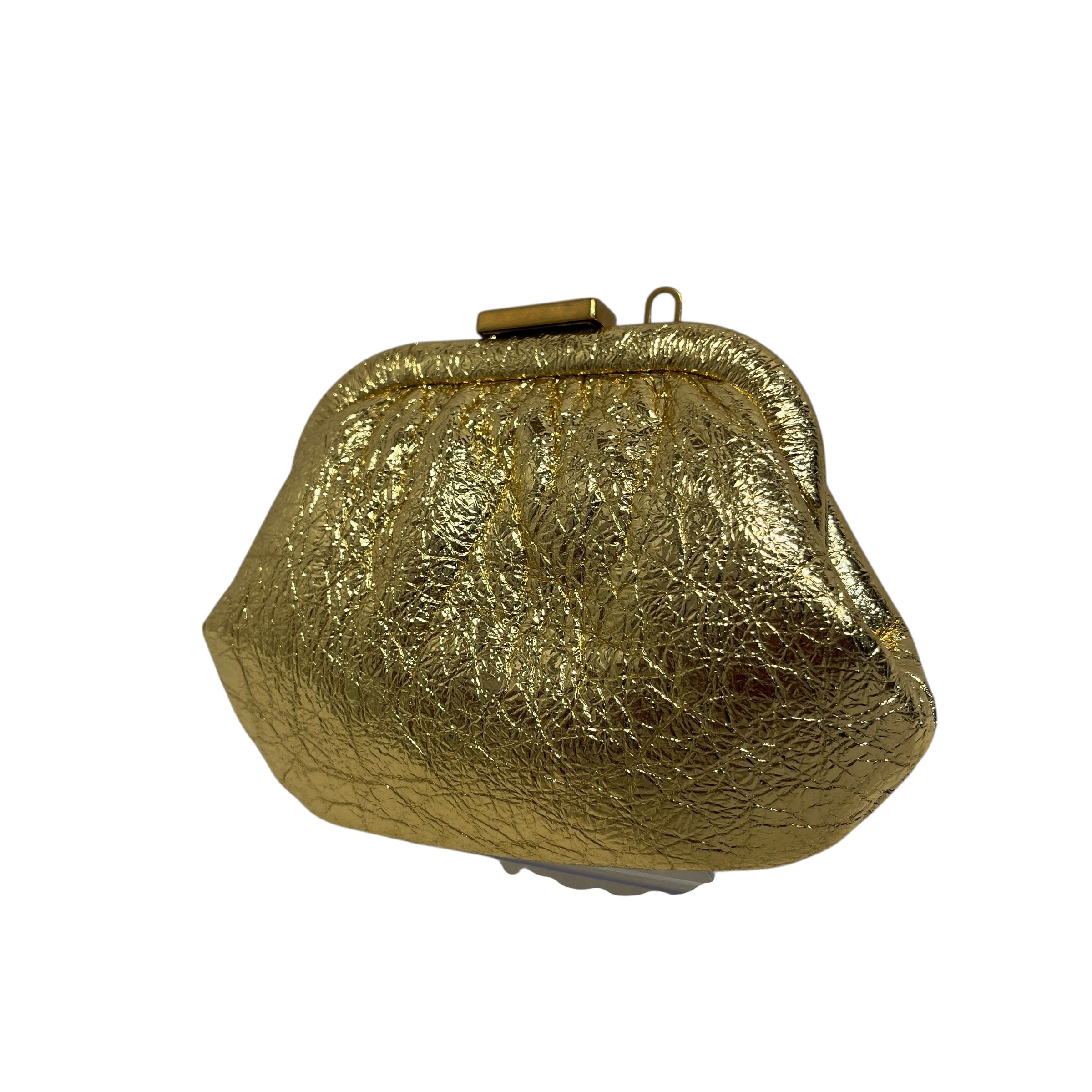 BALENCIAGA/Bag/Leather/GLD/GOLD COIN PURSE view 2