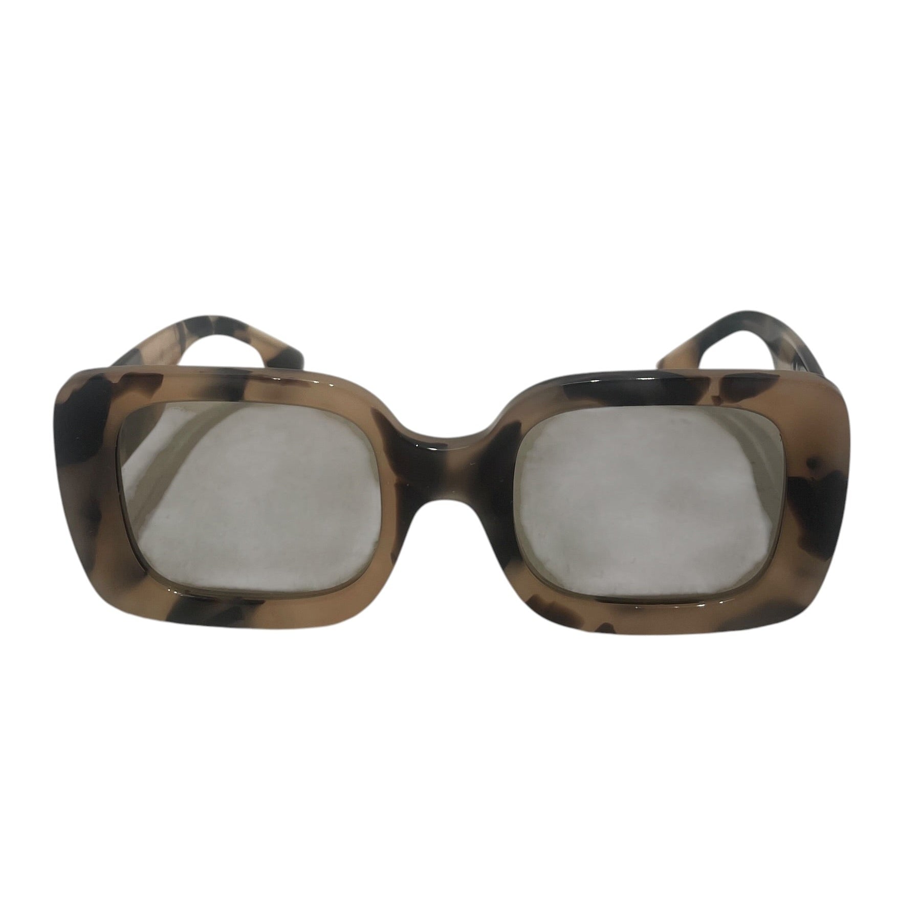BURBERRY LONDON/Sunglasses/Plastic/BRW/BURBERRY OVERSIZED SUNGLASSES view 1